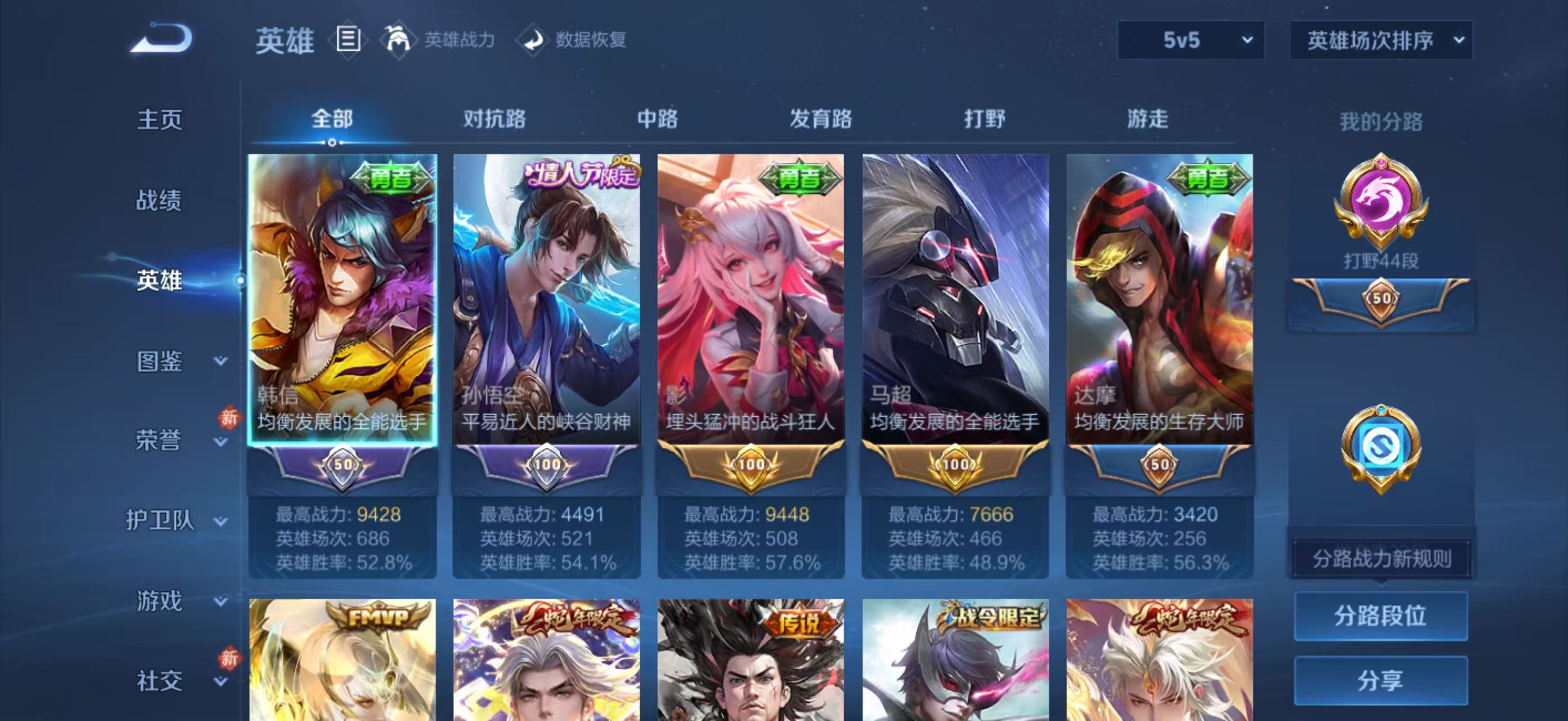 WZQM4131821王者荣耀账号详情图5