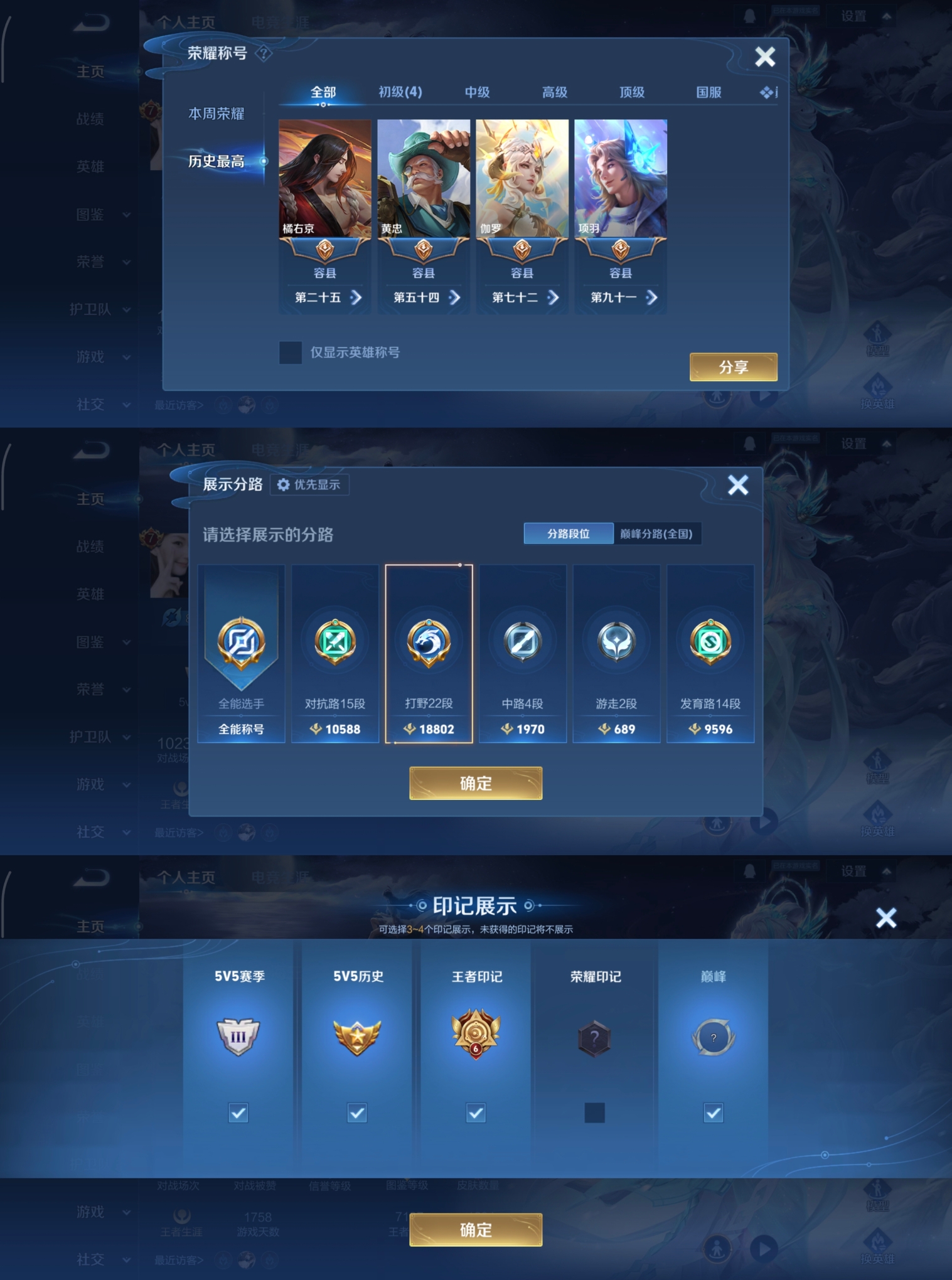 WZQM4136101王者荣耀账号详情图3