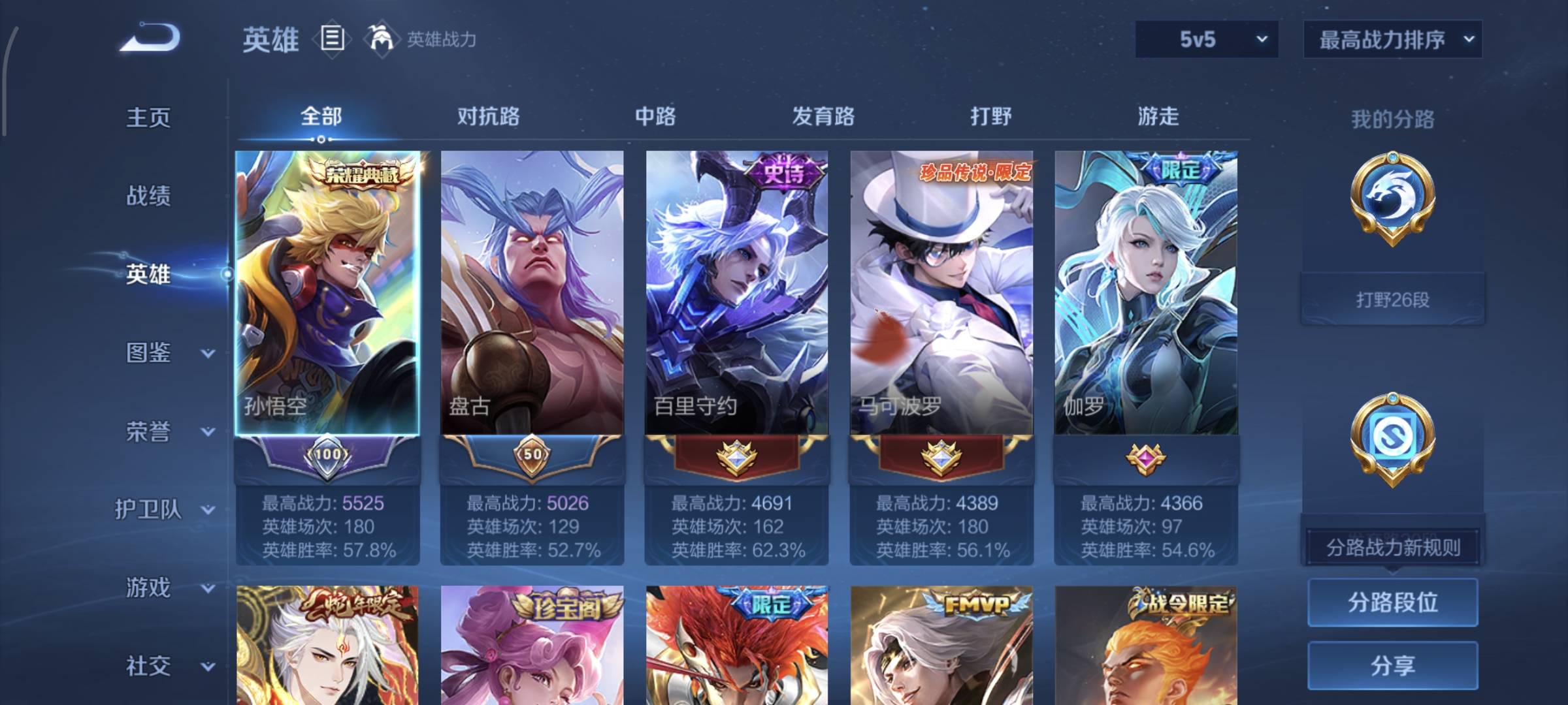 WZQM4136071王者荣耀账号详情图5