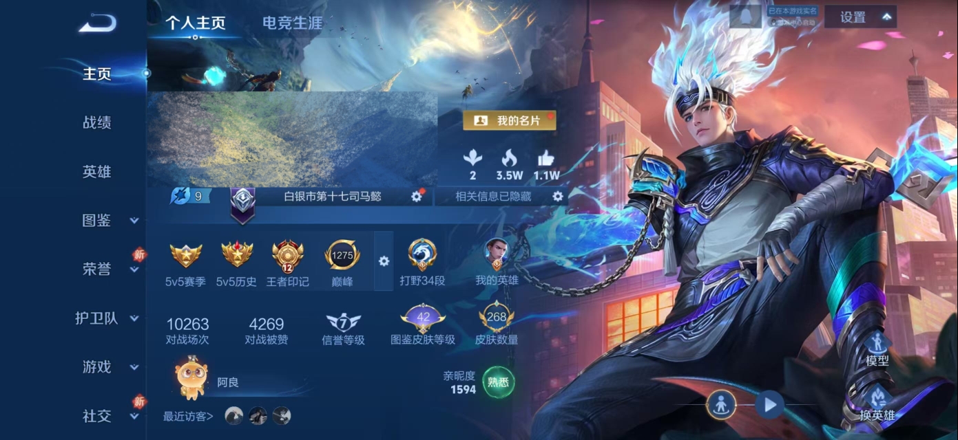 WZCMW4136239王者荣耀账号详情图2