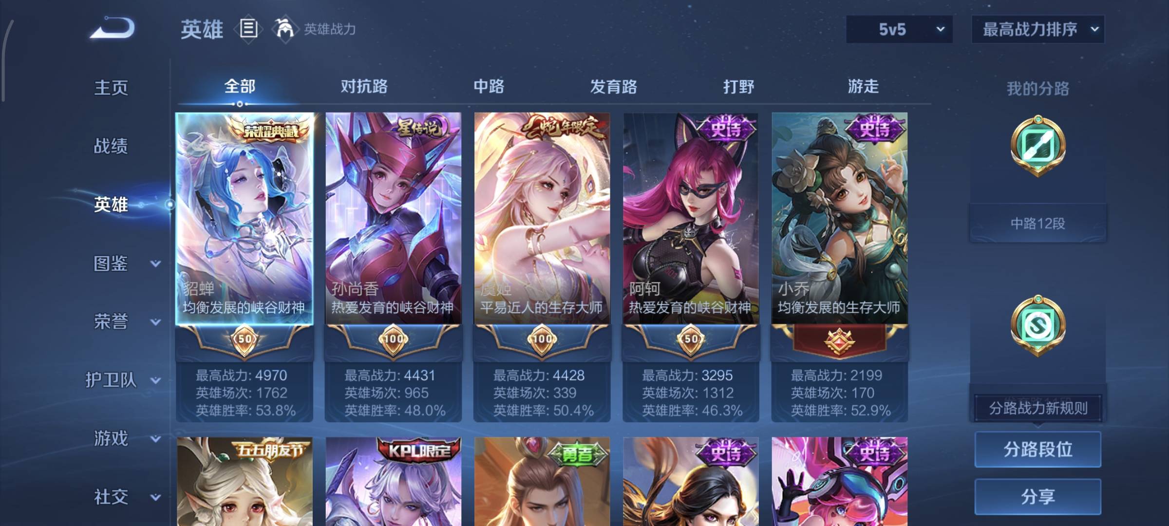 WZQM4135792王者荣耀账号详情图4