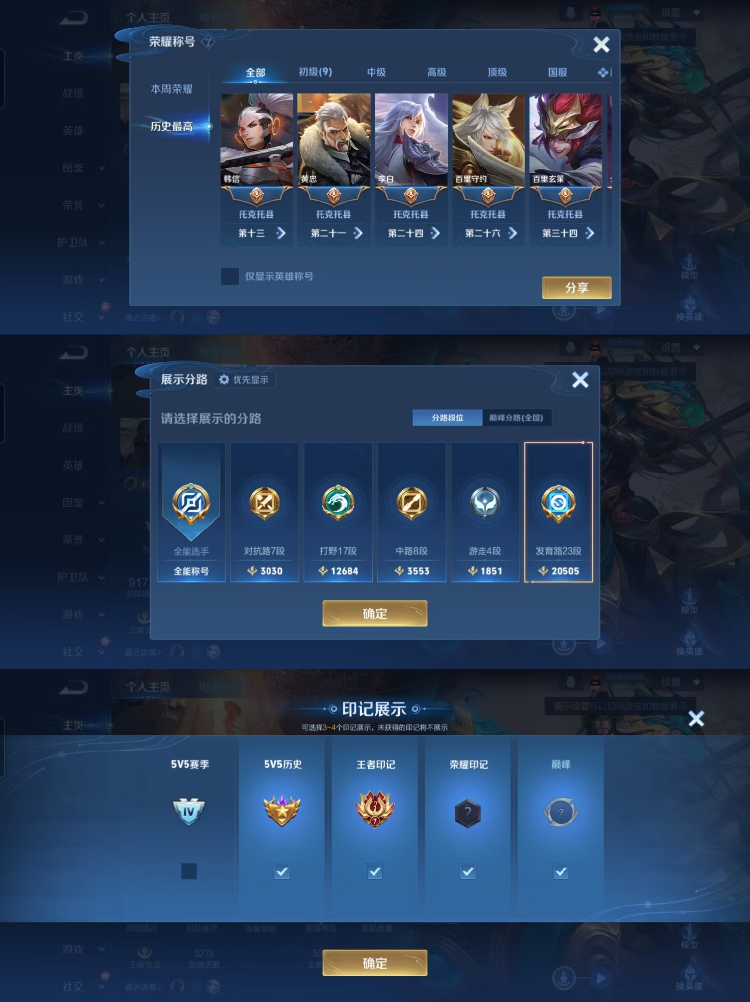 WZQM4135508王者荣耀账号详情图3