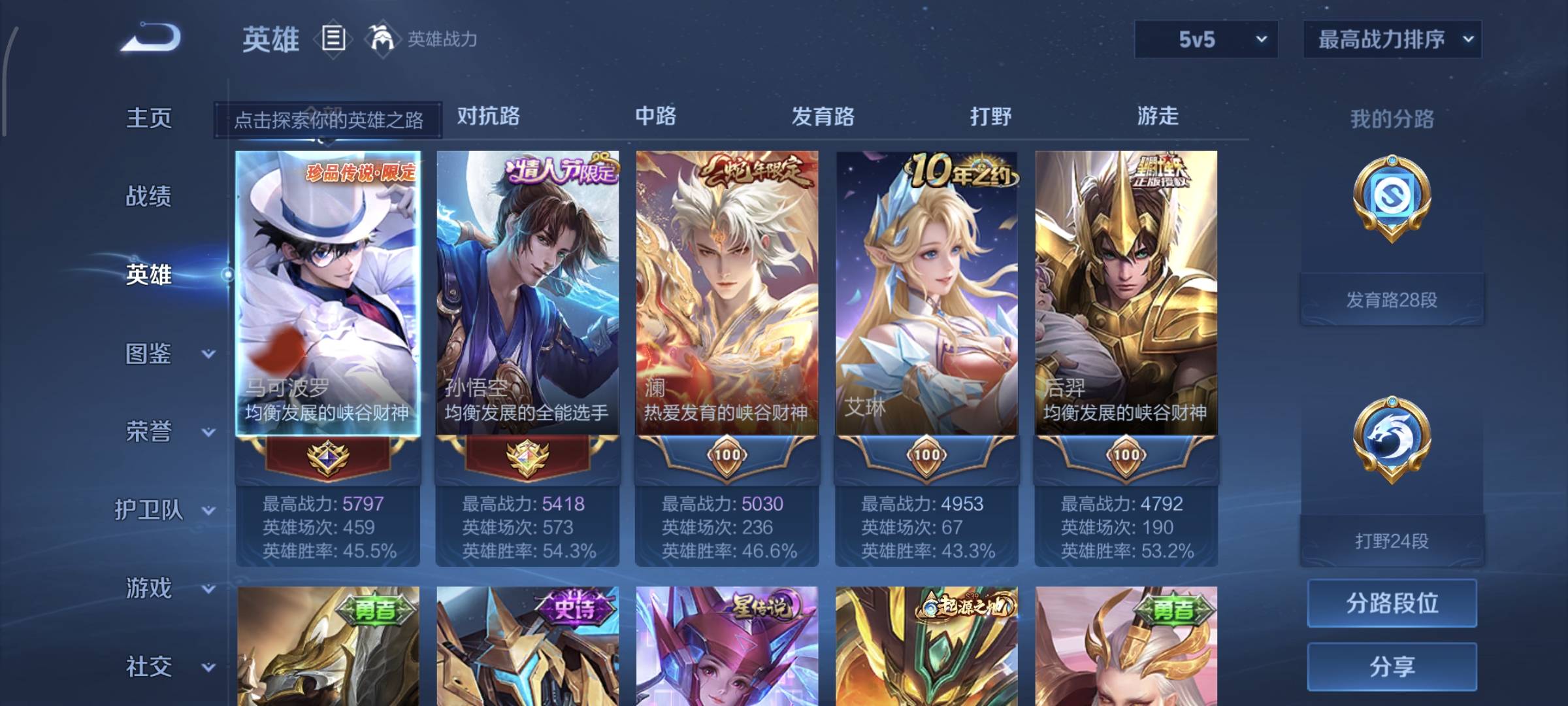 WZQM4136186王者荣耀账号详情图4