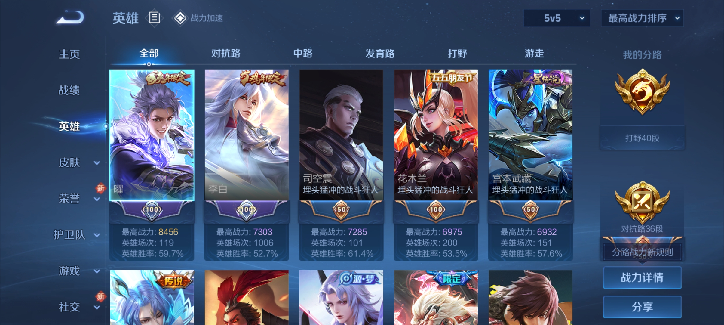 WZQM3184070王者荣耀账号详情图4