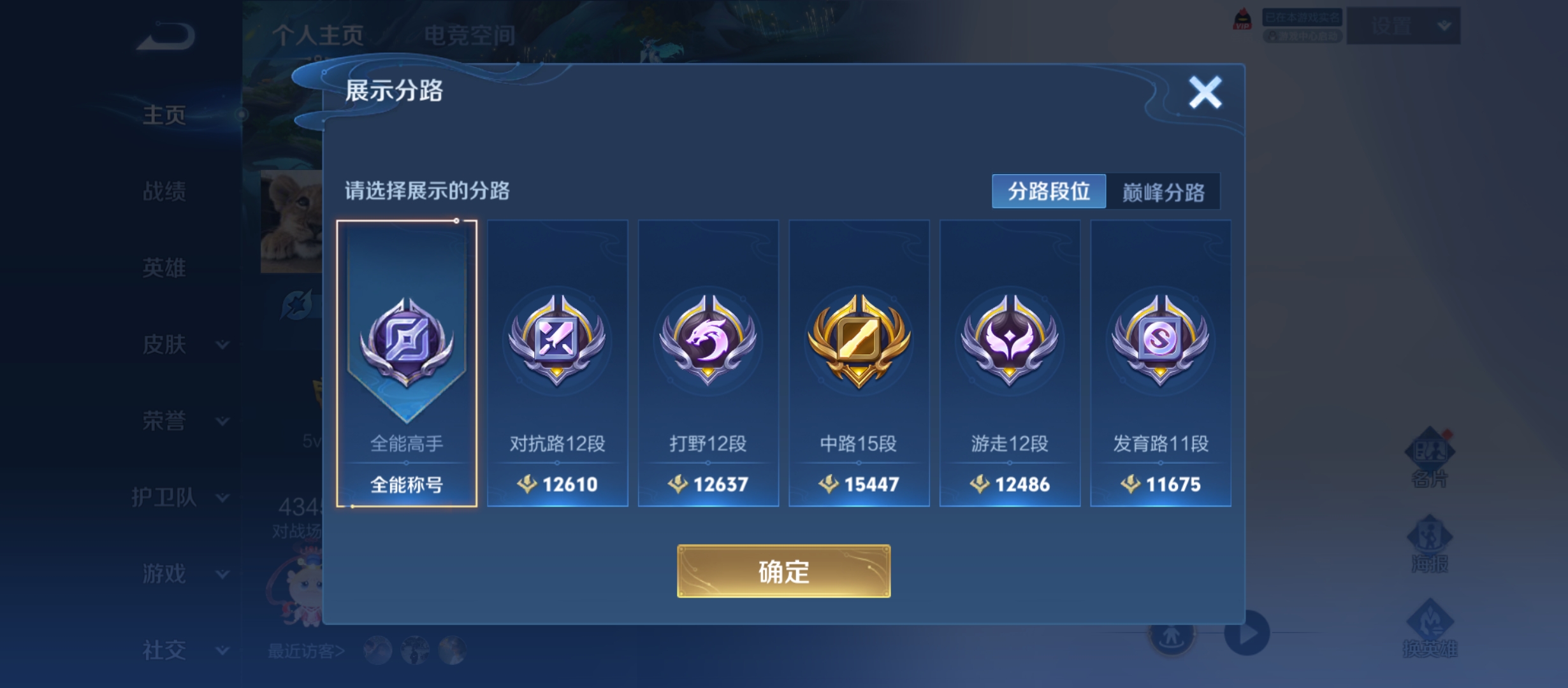 WZQM3183687王者荣耀账号详情图3