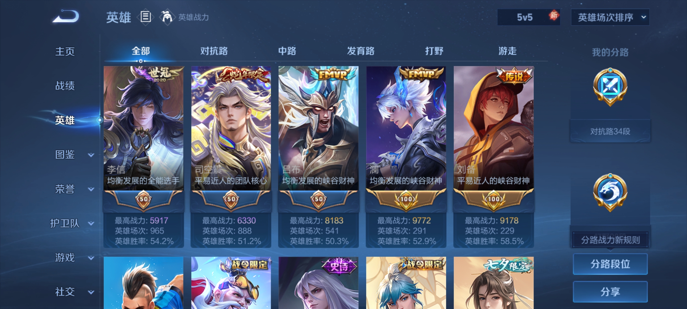 WZCMW4219948王者荣耀账号详情图2