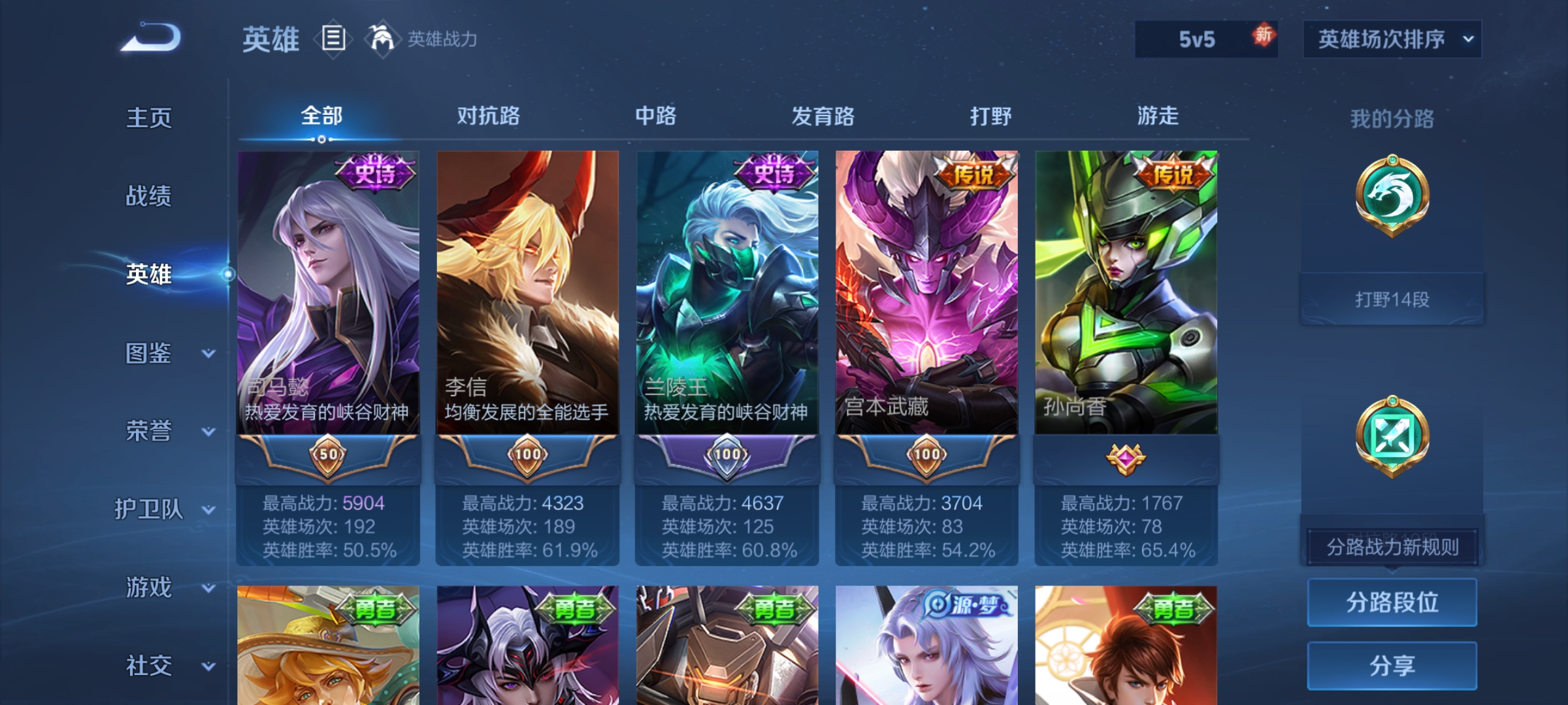 WZCMW4231128王者荣耀账号详情图2