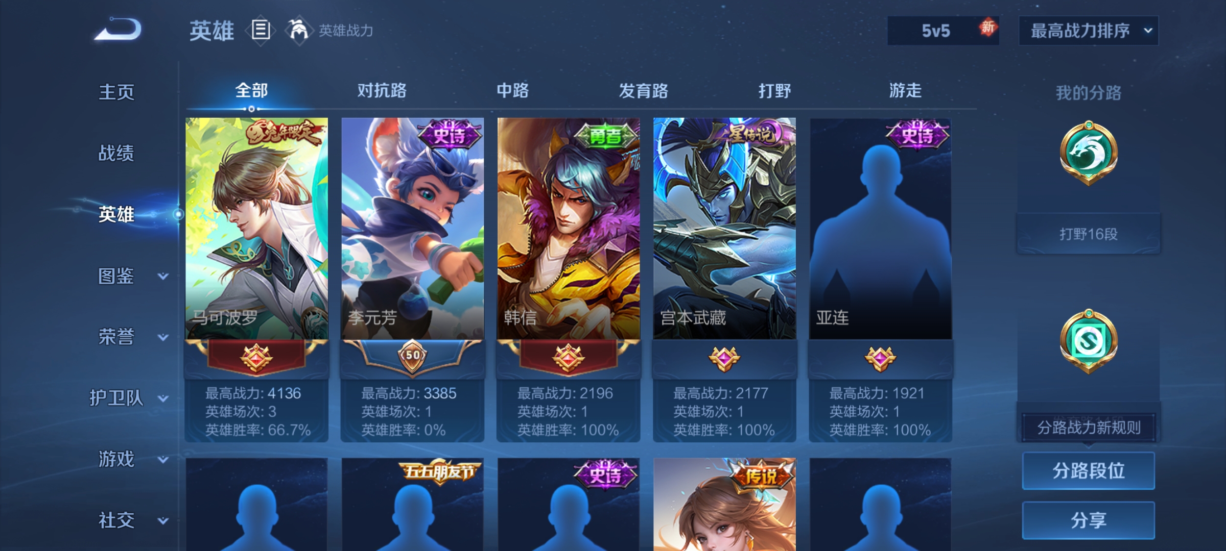 WZCMW4211736王者荣耀账号详情图2