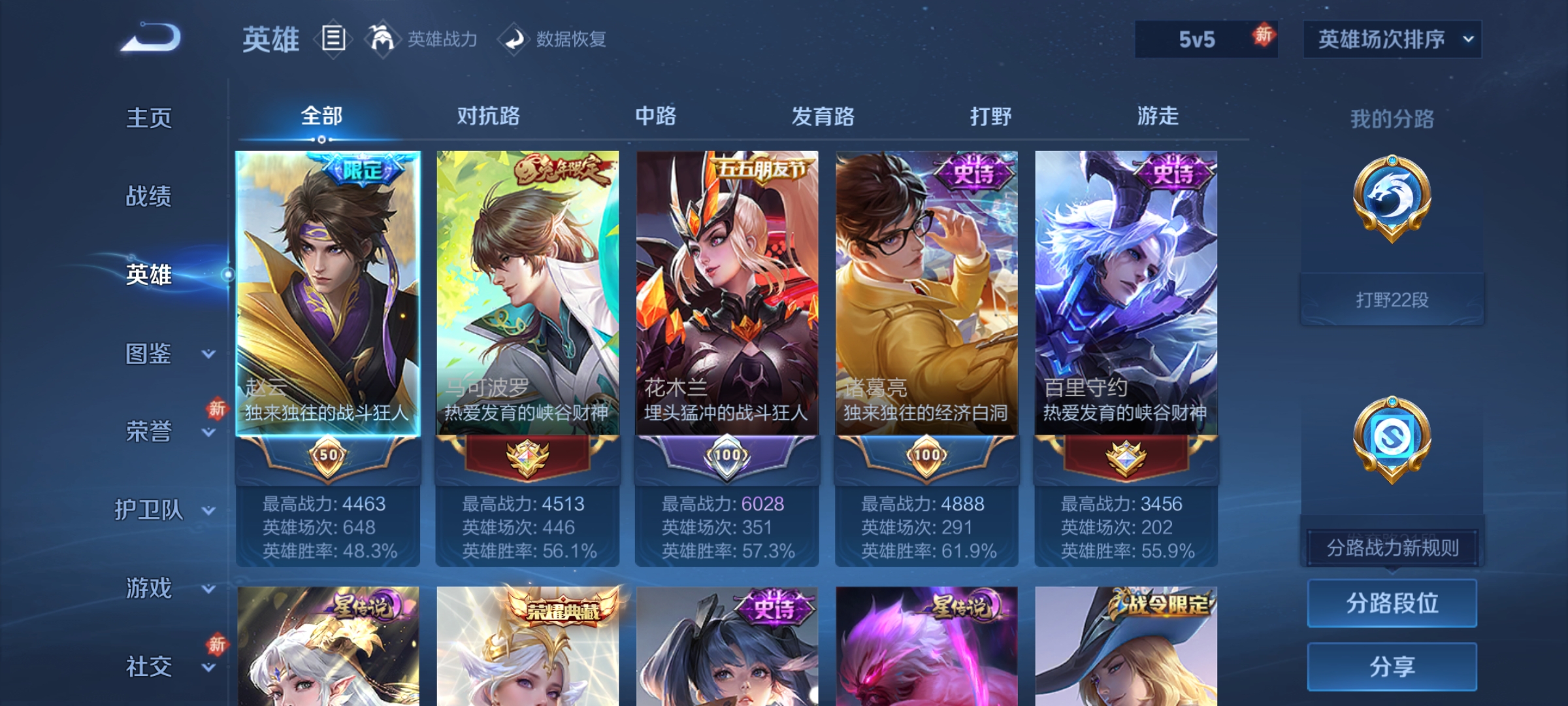 WZCMW4165820王者荣耀账号详情图2