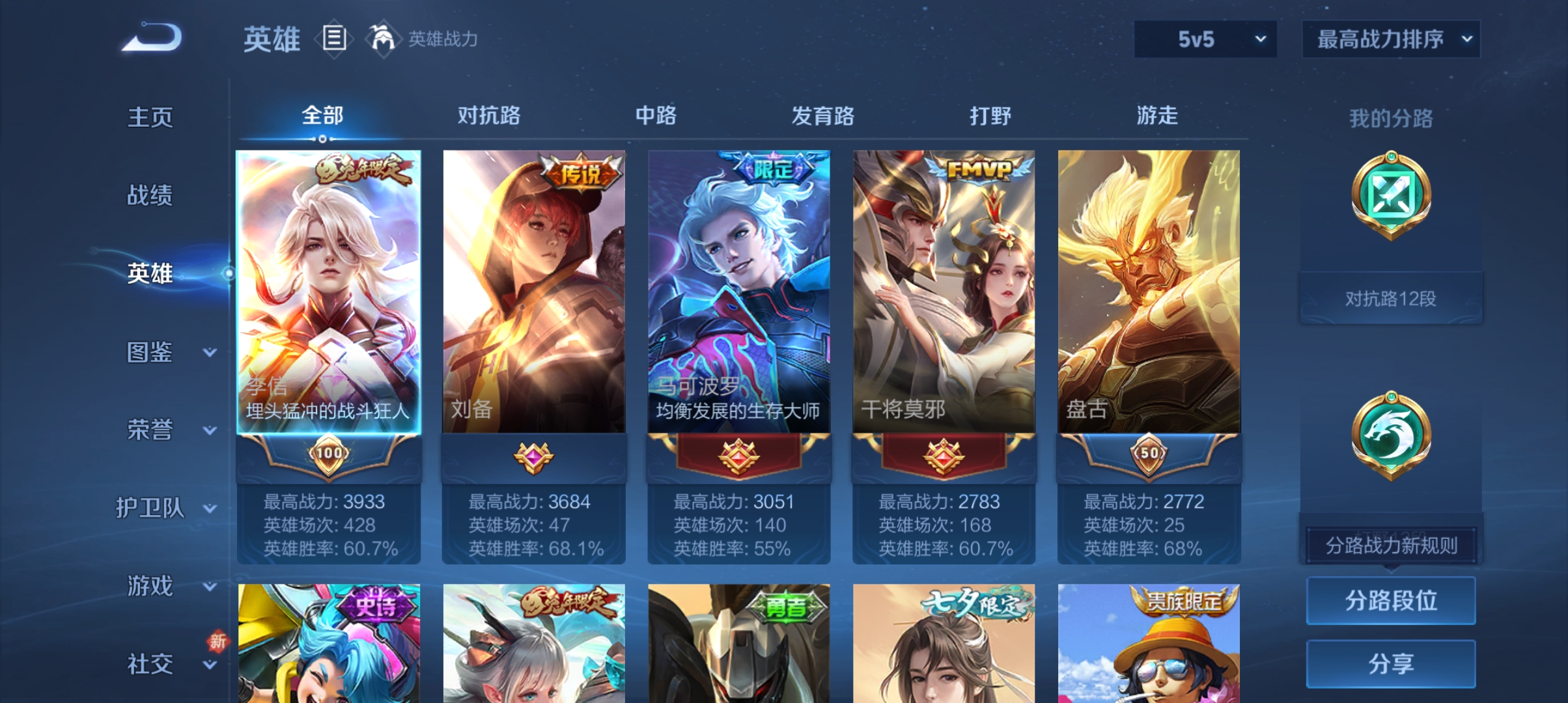 WZCMW3420797王者荣耀账号详情图2