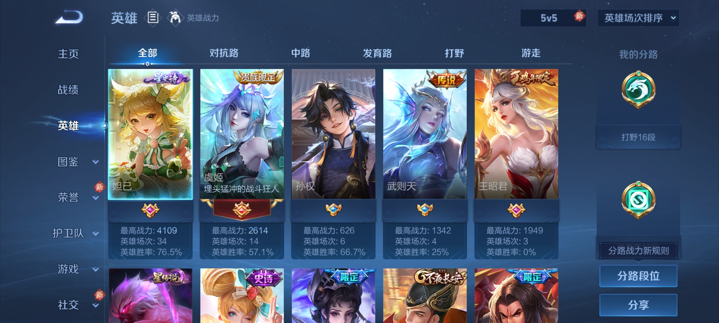 WZCMW4167591王者荣耀账号详情图2