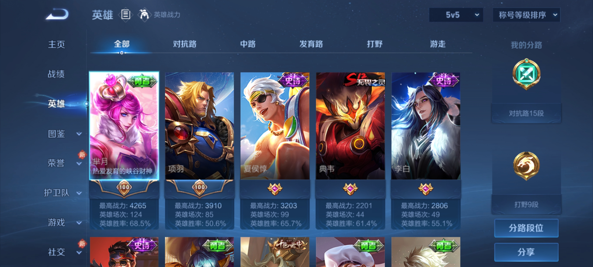 WZCMW4244845王者荣耀账号详情图3