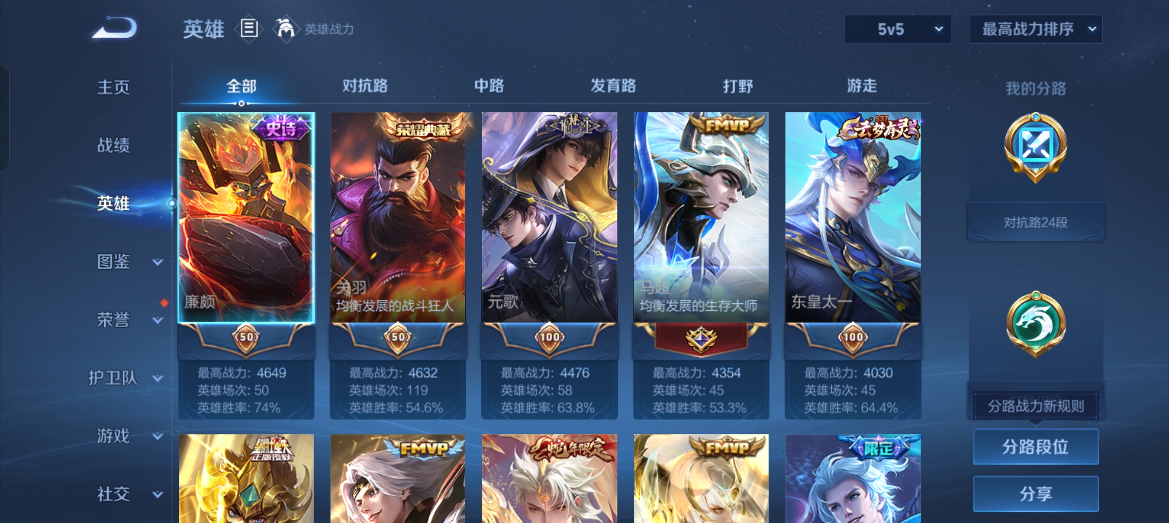 WZCMW46184王者荣耀账号详情图3