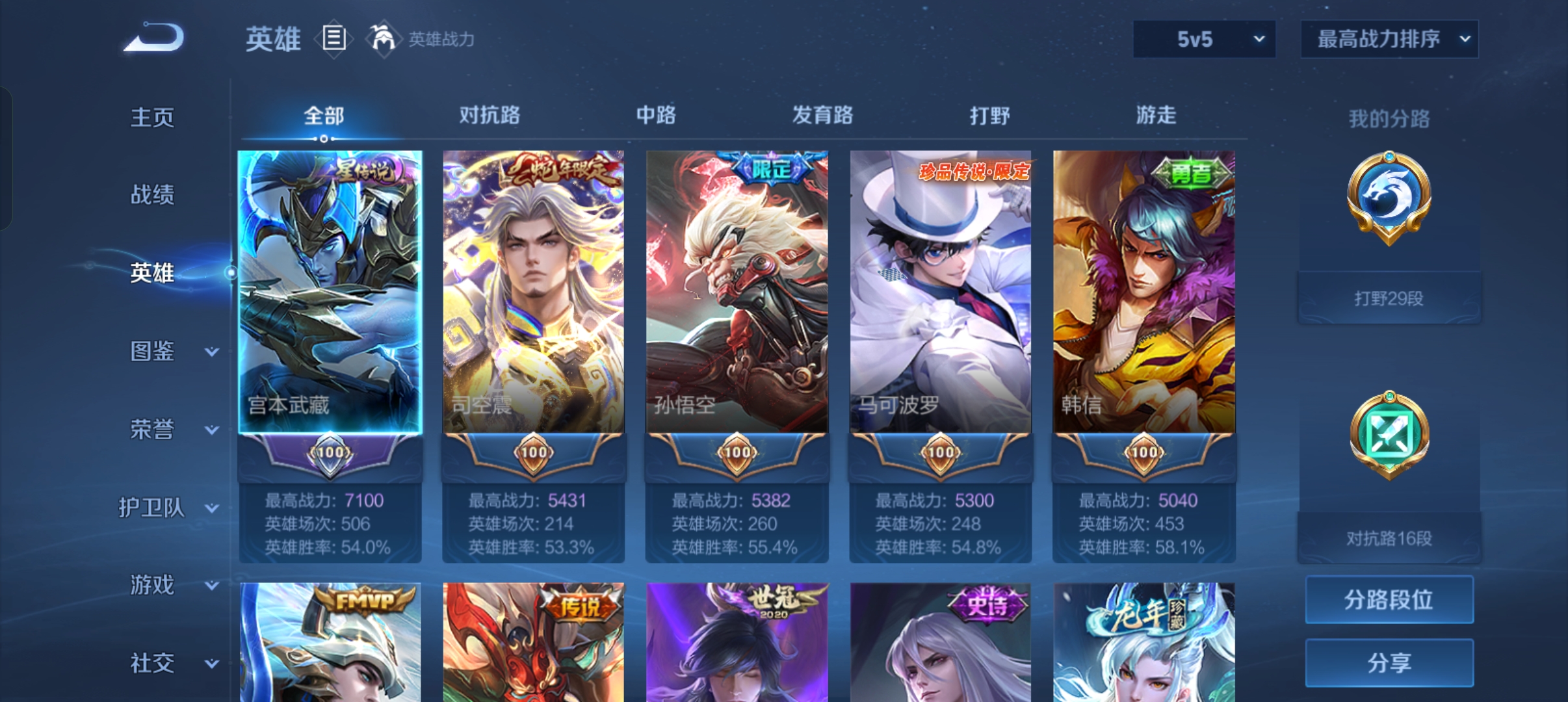 WZCMW3480621王者荣耀账号详情图3