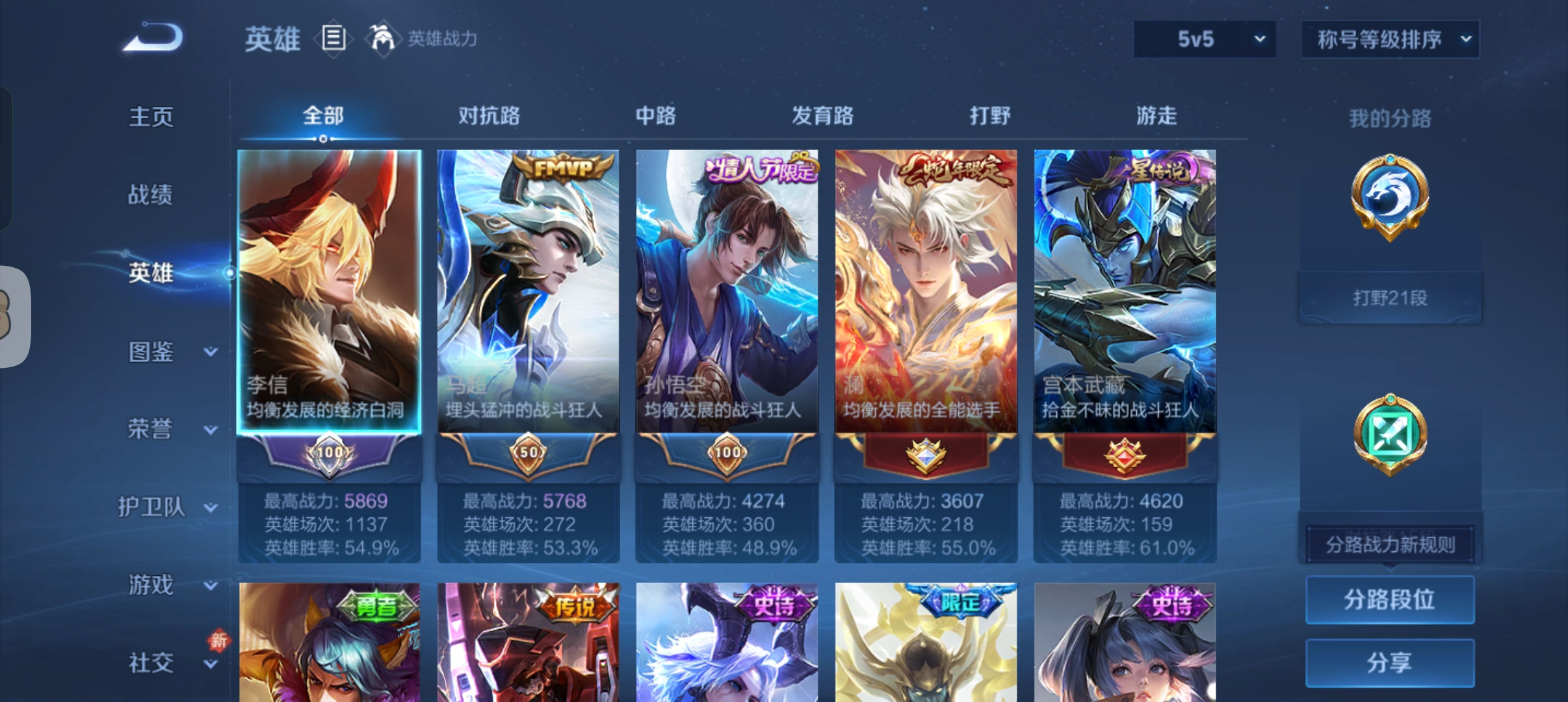 WZCMW4158661王者荣耀账号详情图3