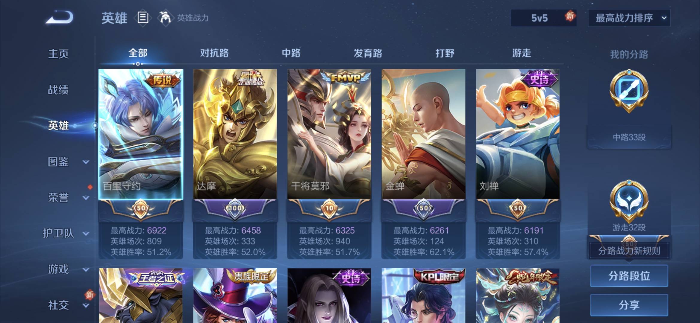 WZCMW3354774王者荣耀账号详情图3