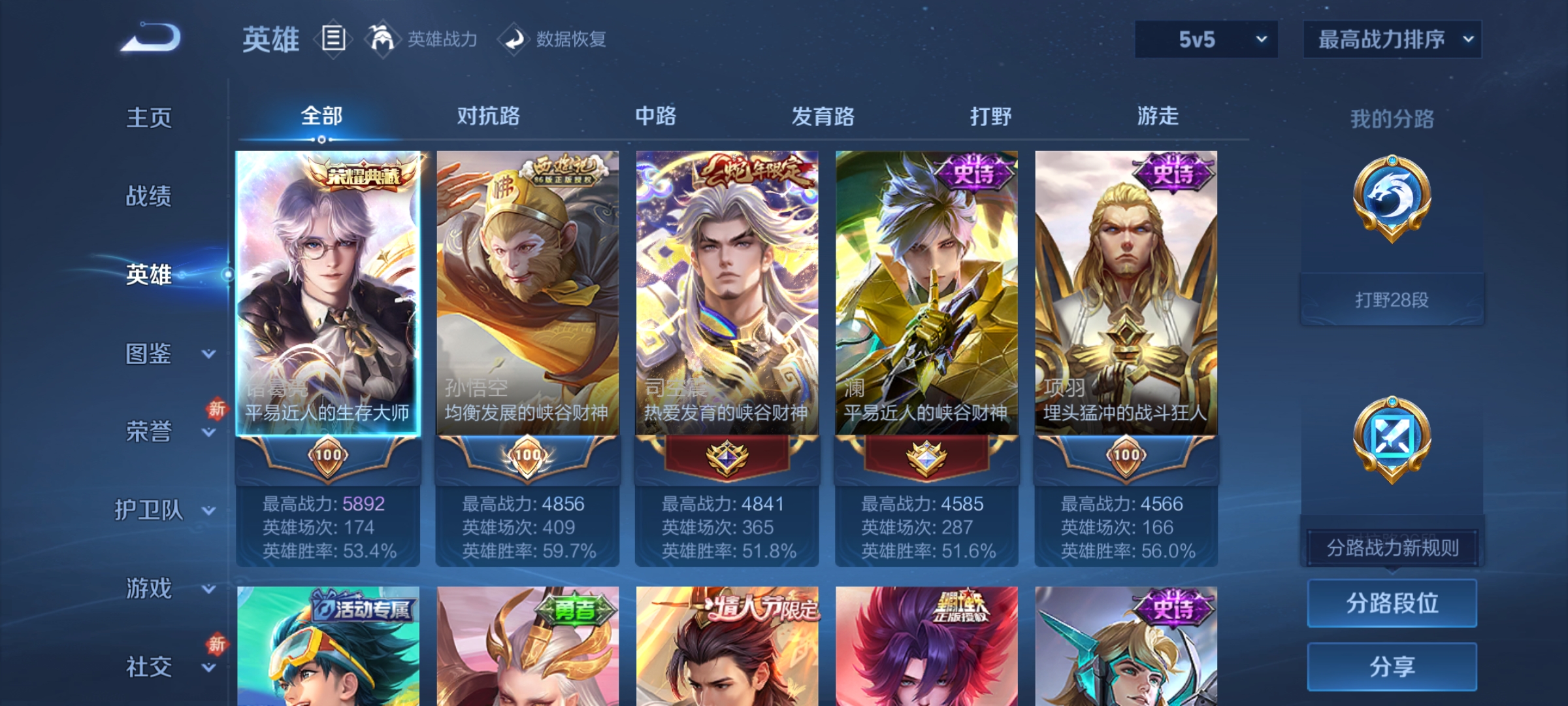 WZCMW471057王者荣耀账号详情图3