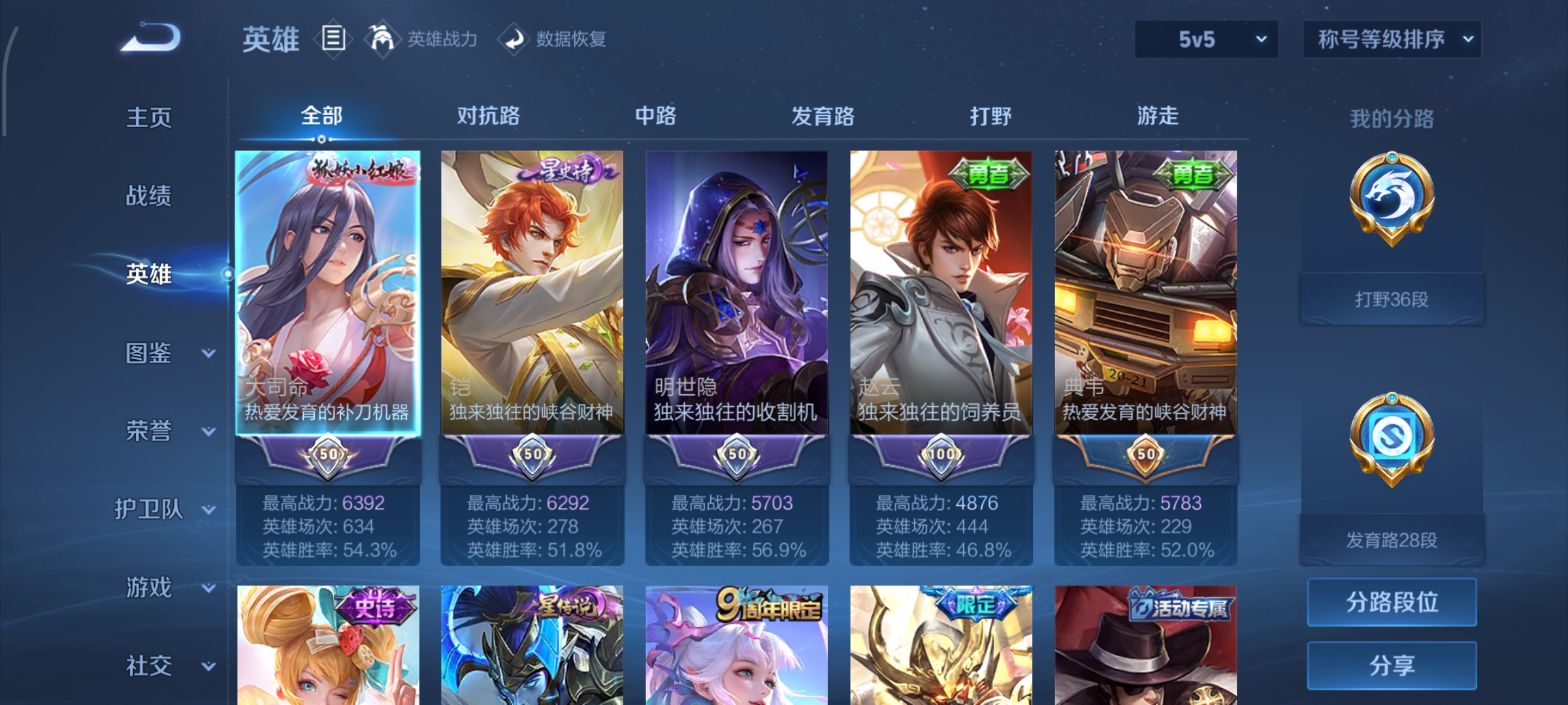 WZCMW3441674王者荣耀账号详情图3