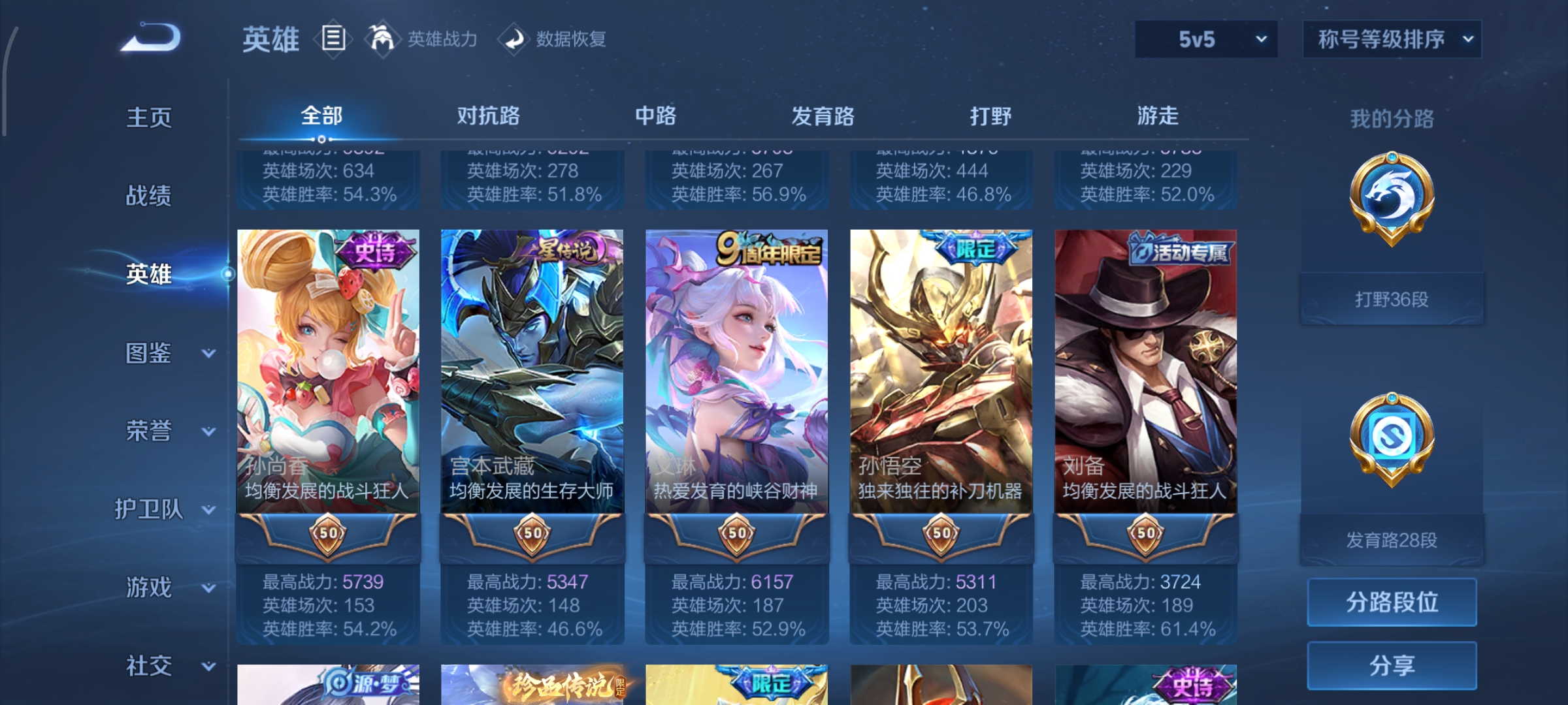 WZCMW3441674王者荣耀账号详情图4