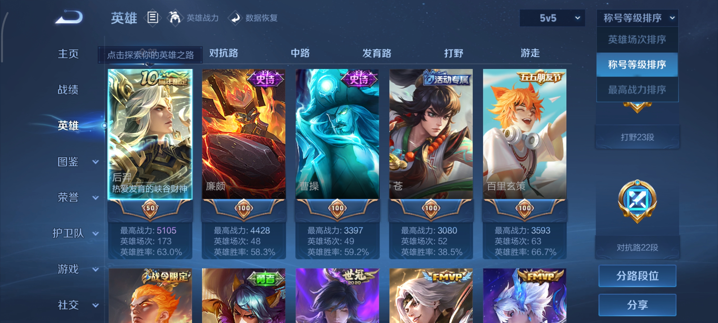 WZCMW3381272王者荣耀账号详情图3