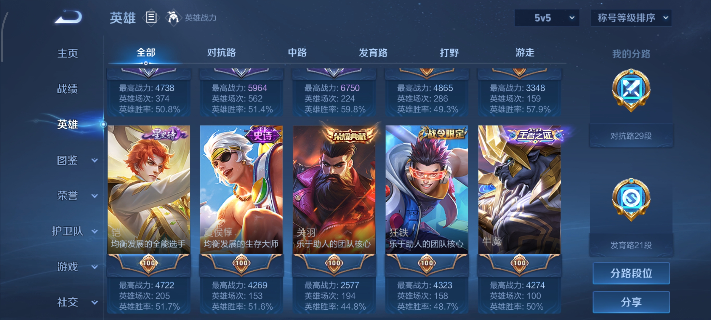 WZCMW3391239王者荣耀账号详情图4