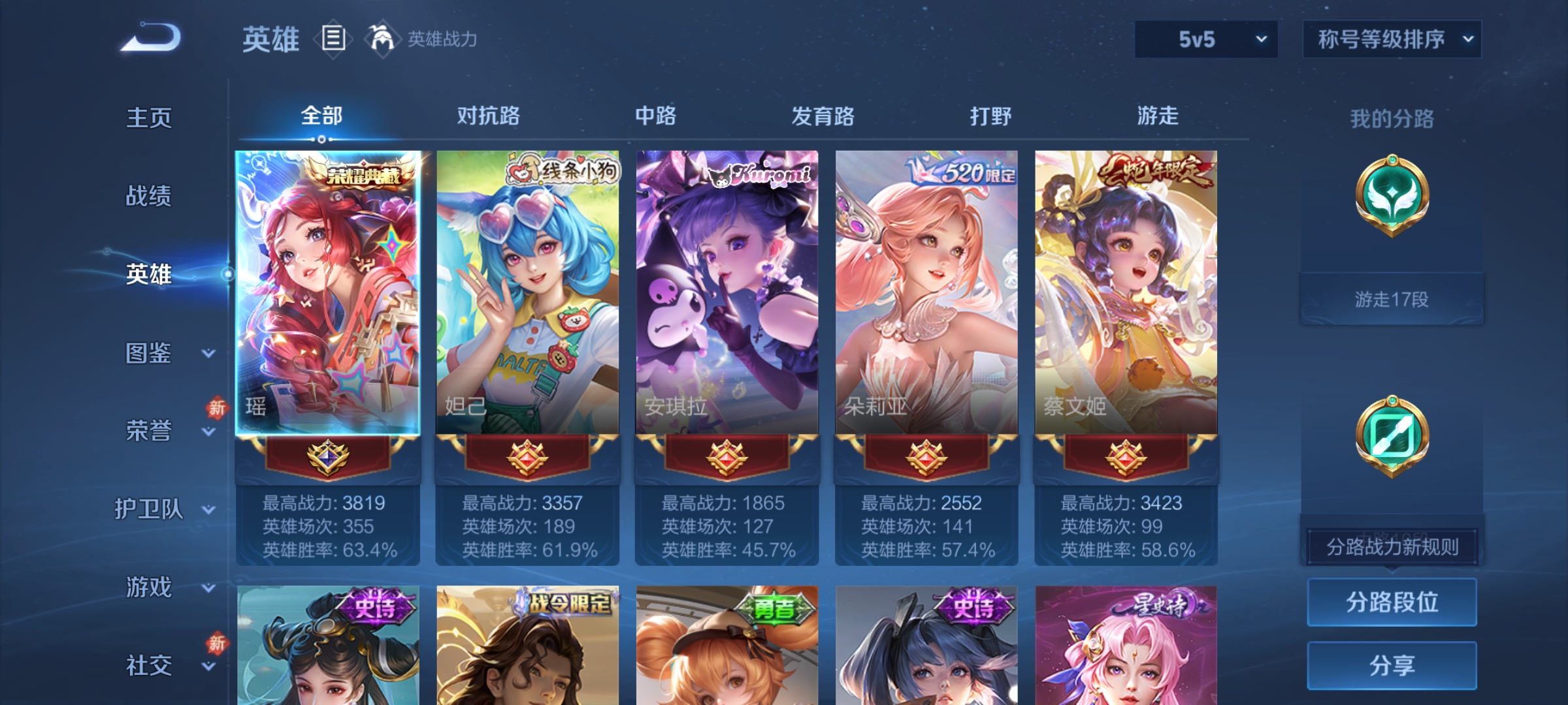 WZCMW4150052王者荣耀账号详情图3