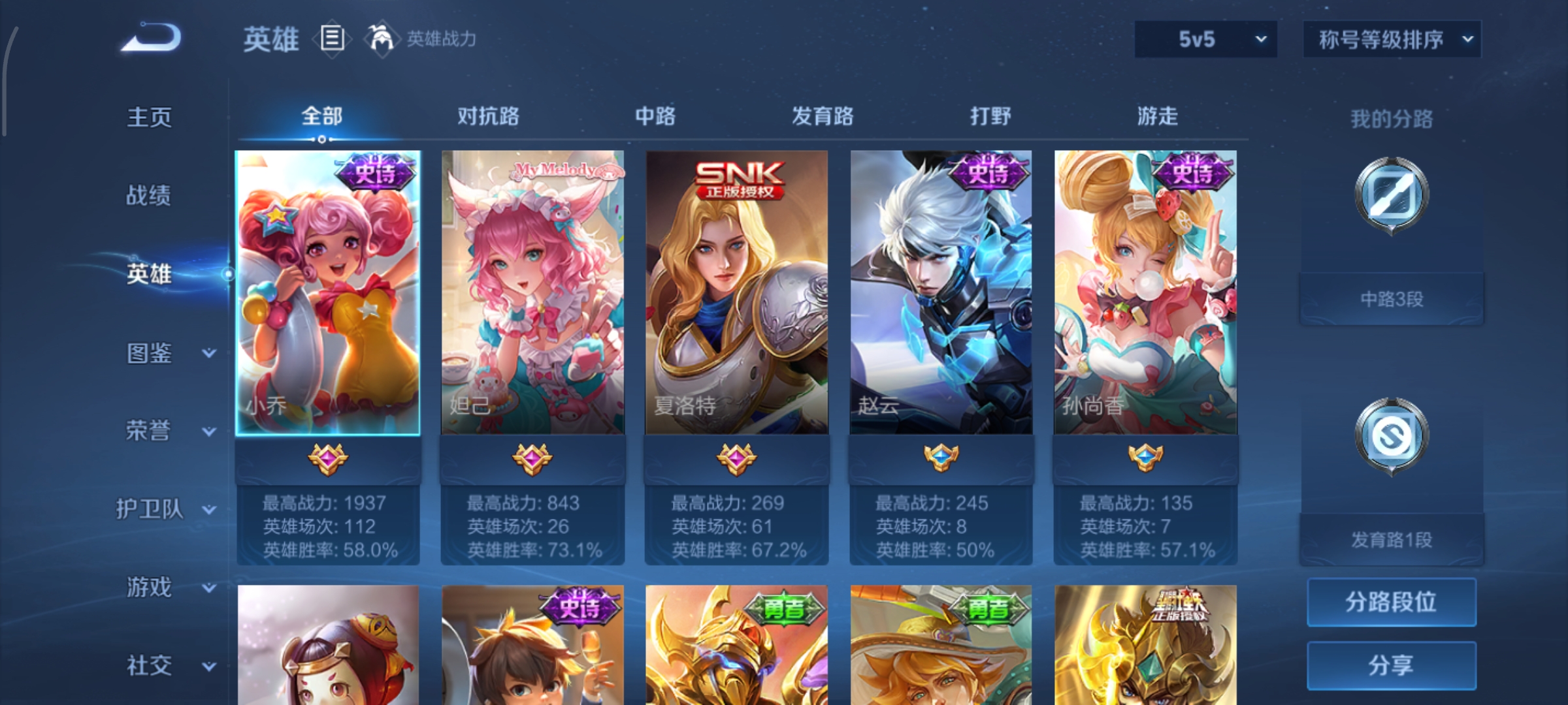 WZCMW3384976王者荣耀账号详情图3