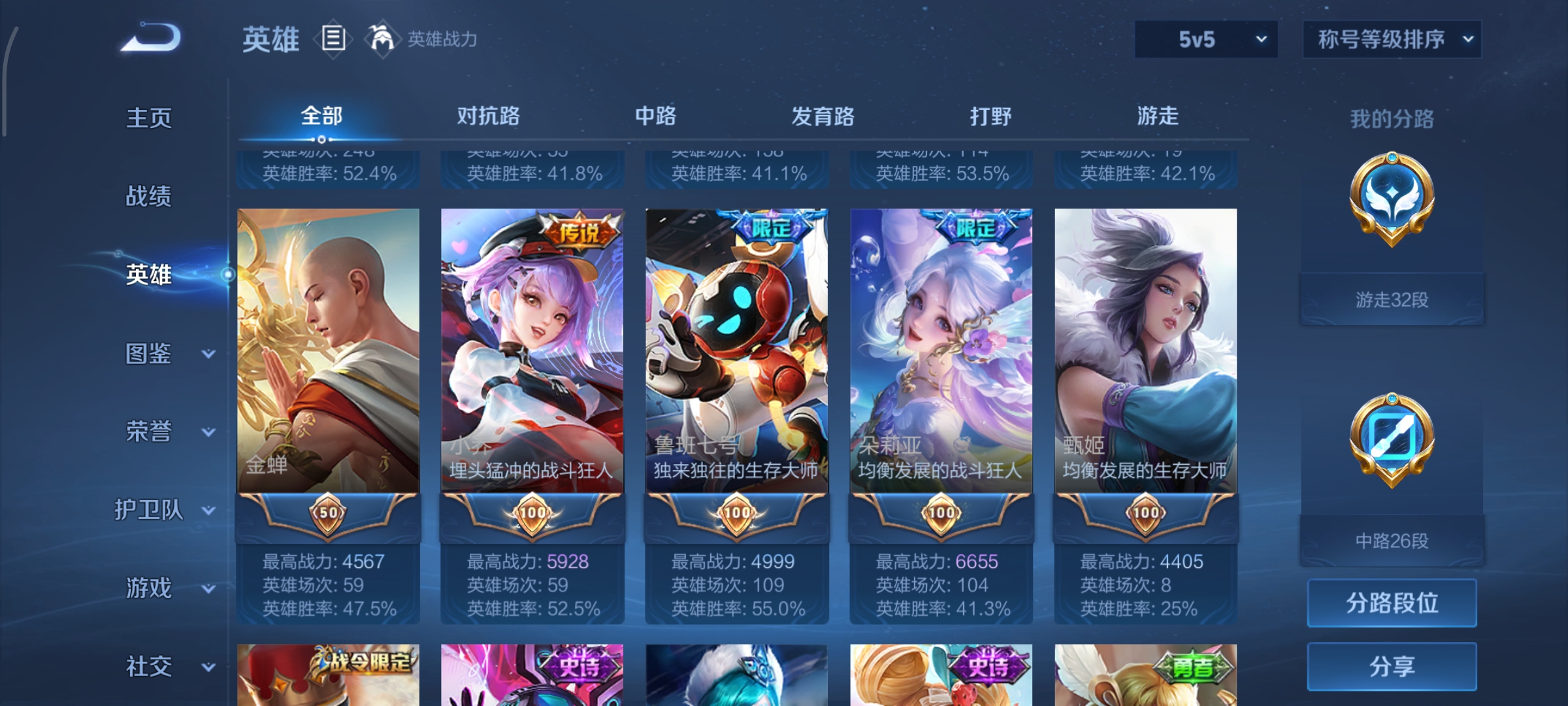 WZCMW3431024王者荣耀账号详情图4