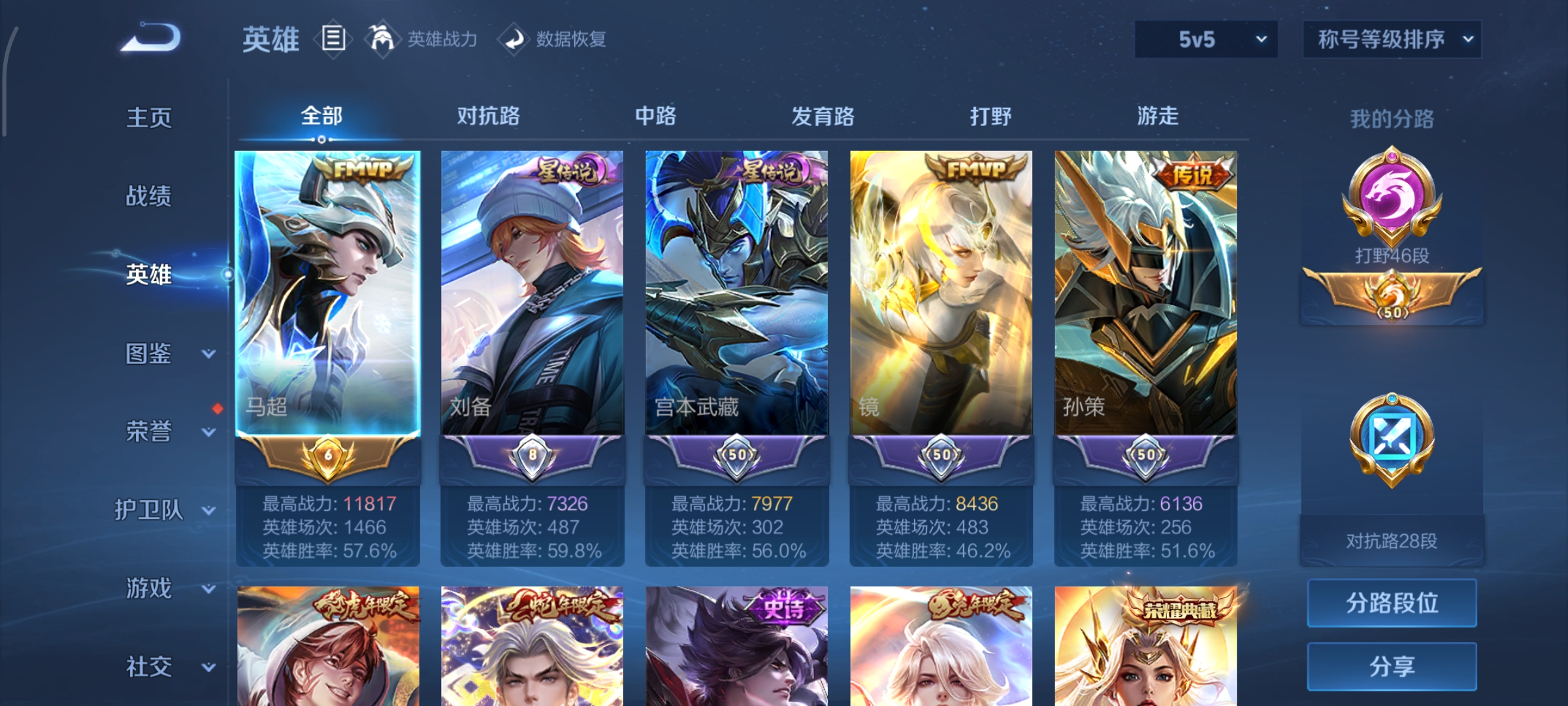 WZCMW3446952王者荣耀账号详情图3