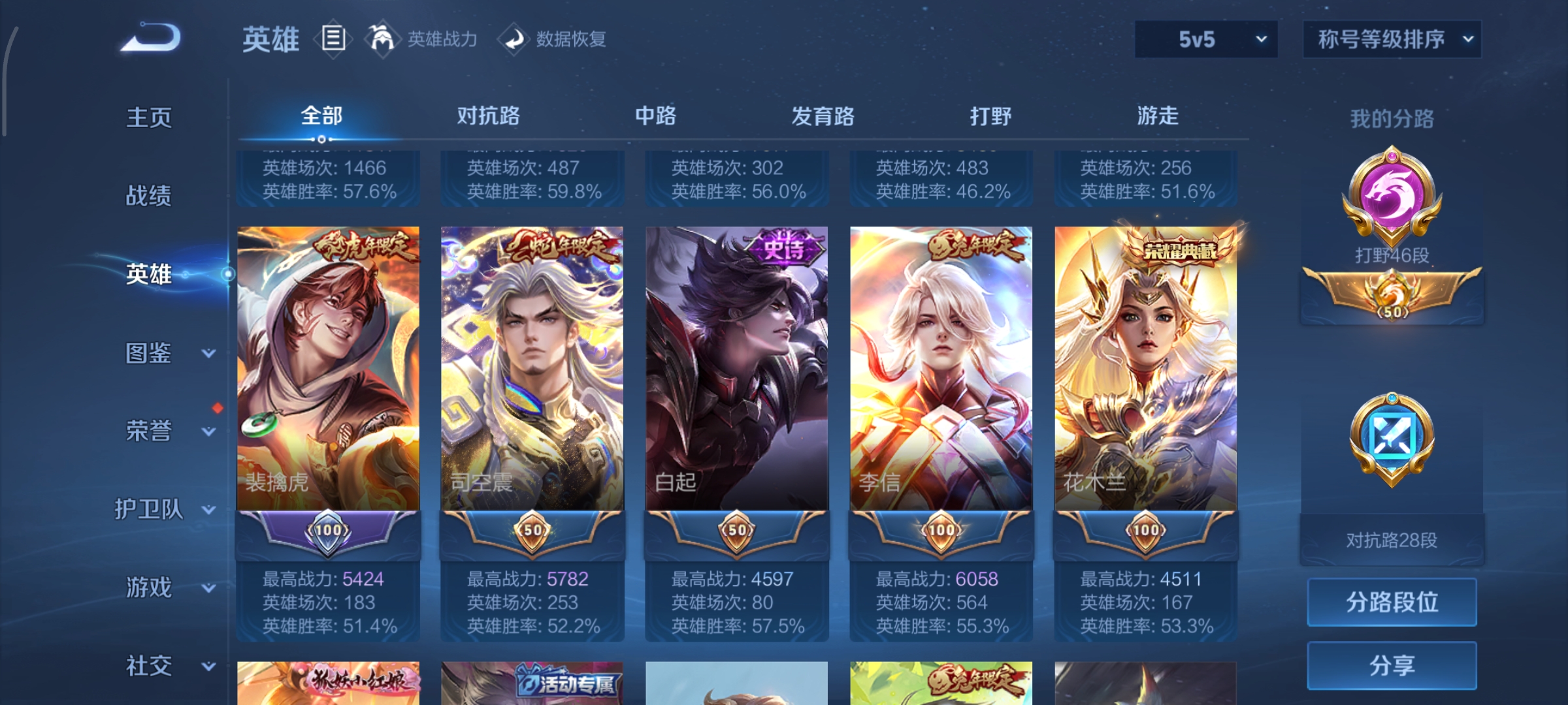 WZCMW3446952王者荣耀账号详情图4