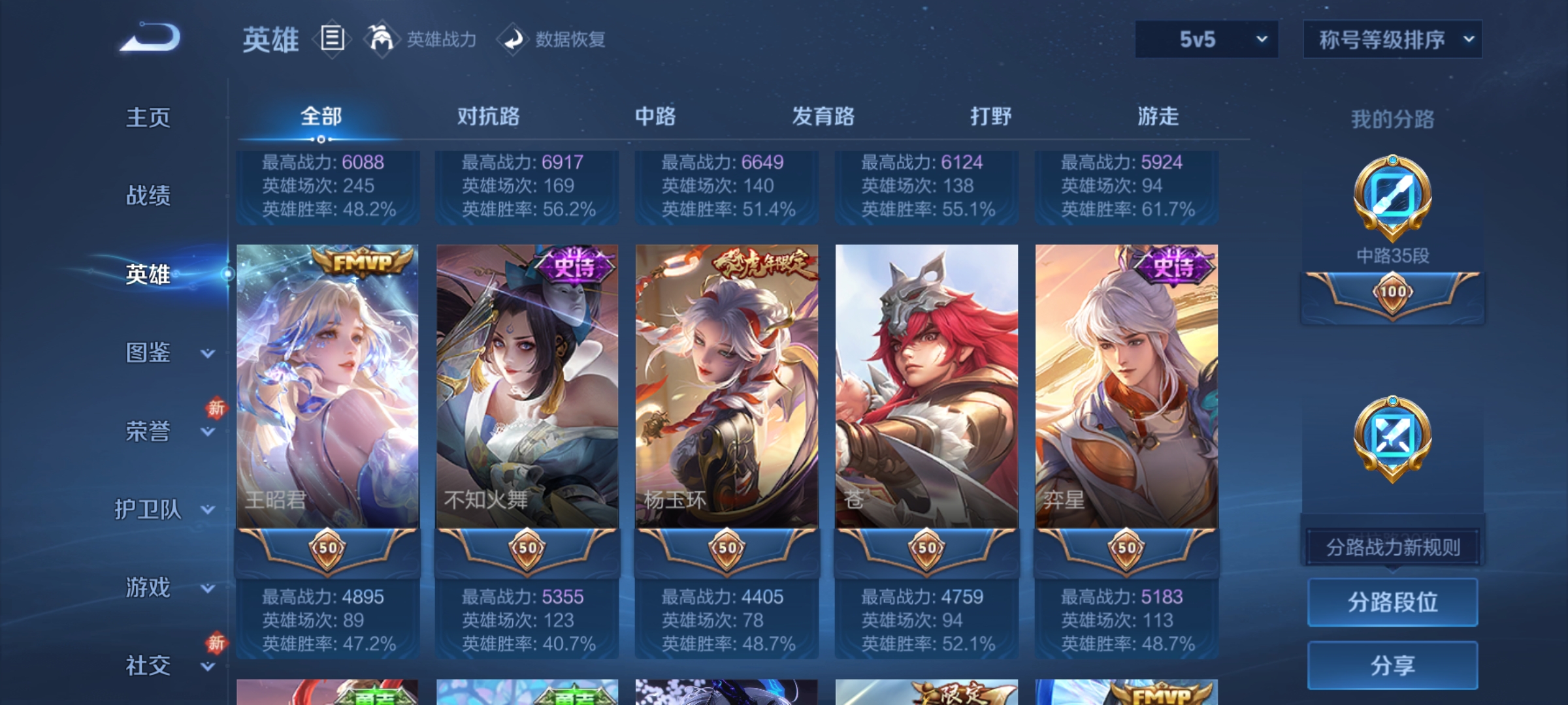 WZCMW4249437王者荣耀账号详情图5