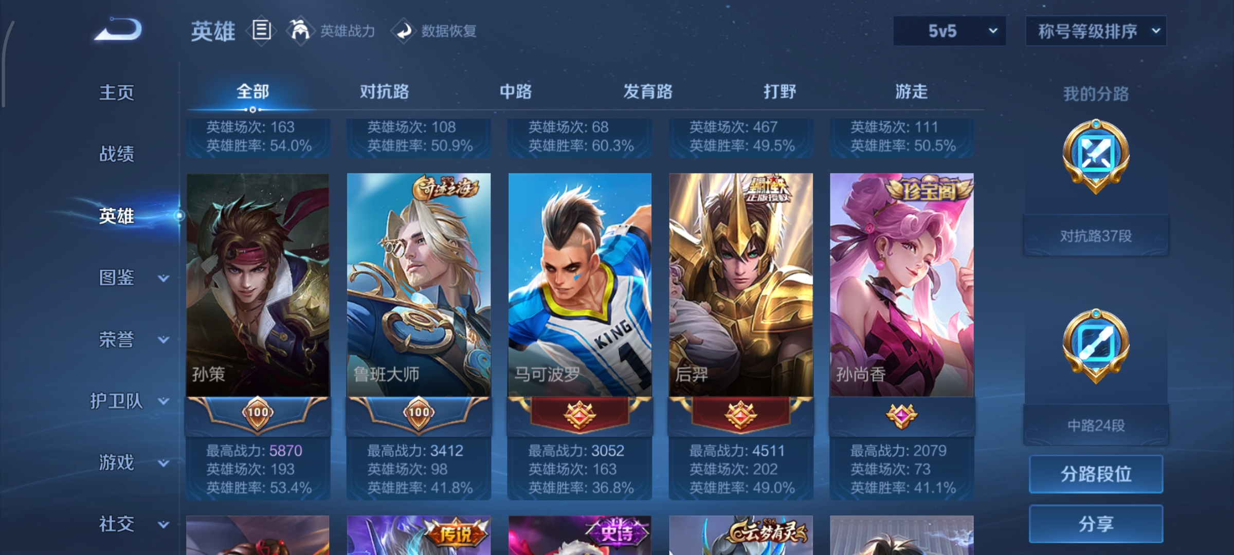 WZCMW3458418王者荣耀账号详情图5