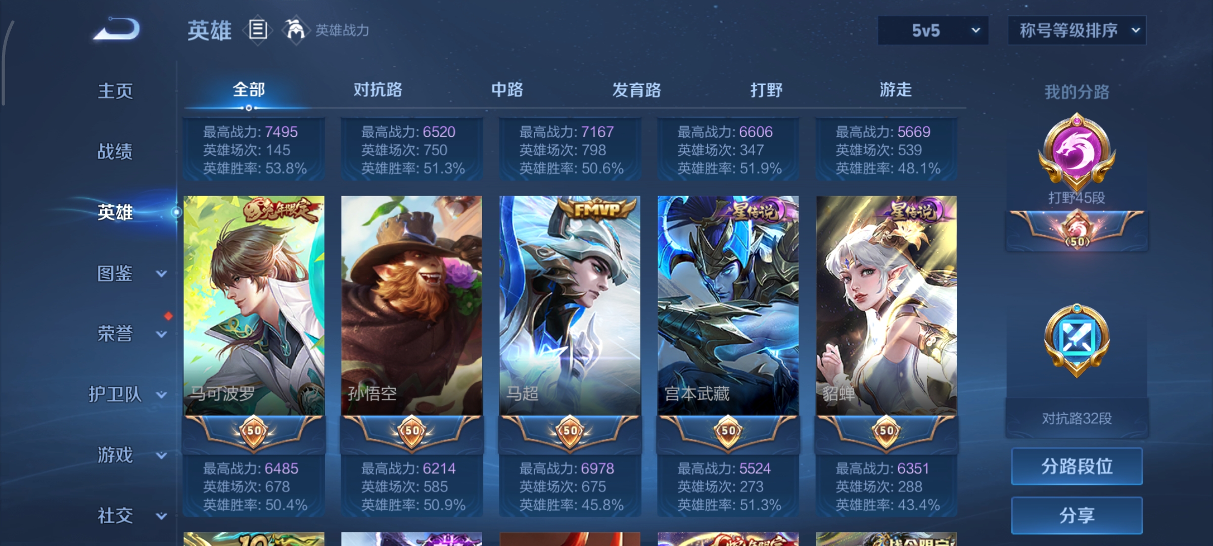 WZCMW410907王者荣耀账号详情图5