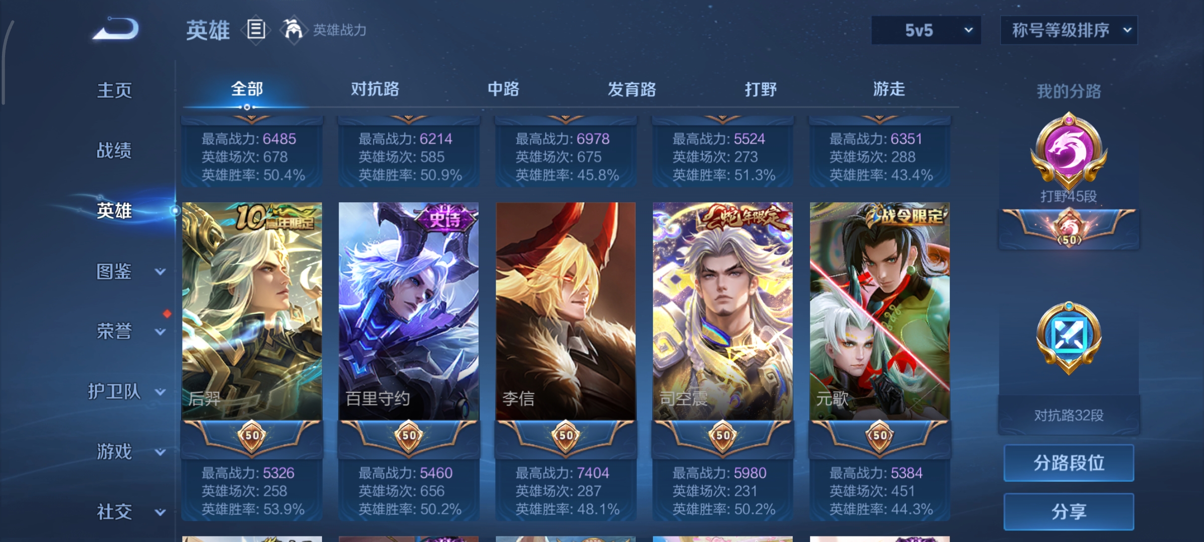 WZCMW410907王者荣耀账号详情图6