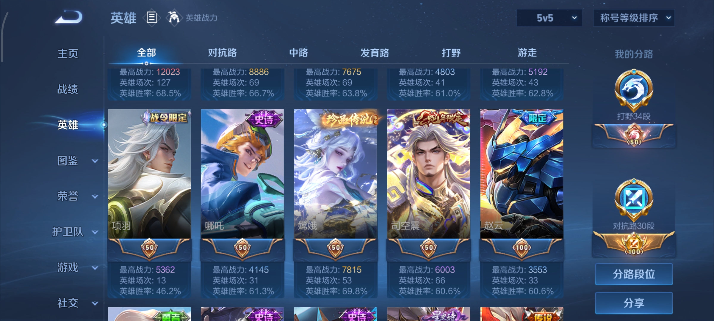 WZCMW3430979王者荣耀账号详情图4