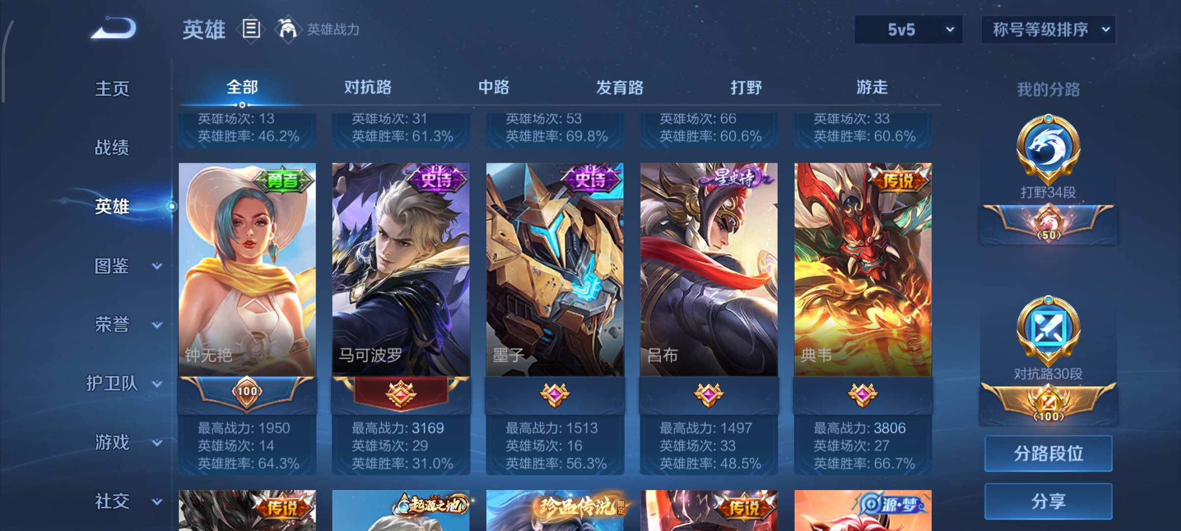 WZCMW3430979王者荣耀账号详情图5