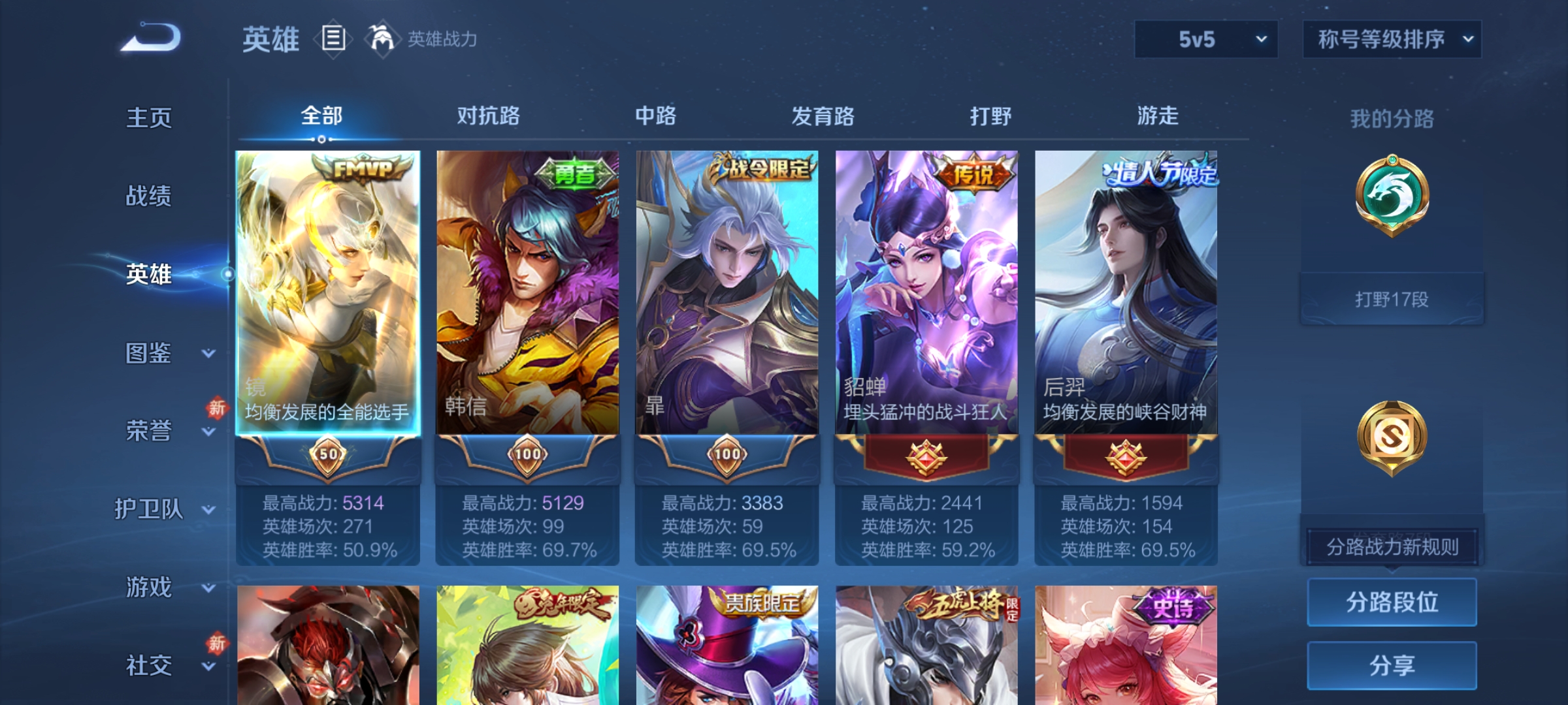 WZCMW4160598王者荣耀账号详情图3