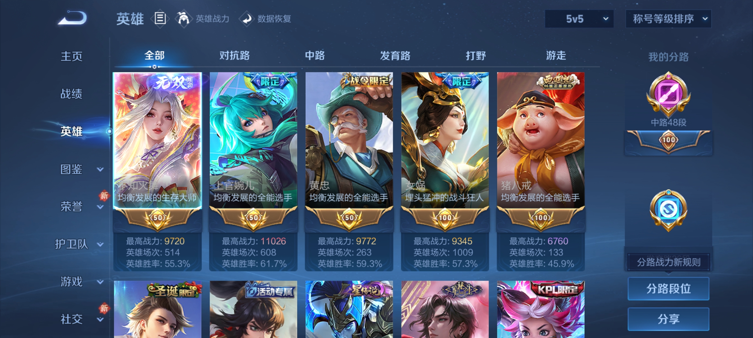 WZCMW4153886王者荣耀账号详情图3