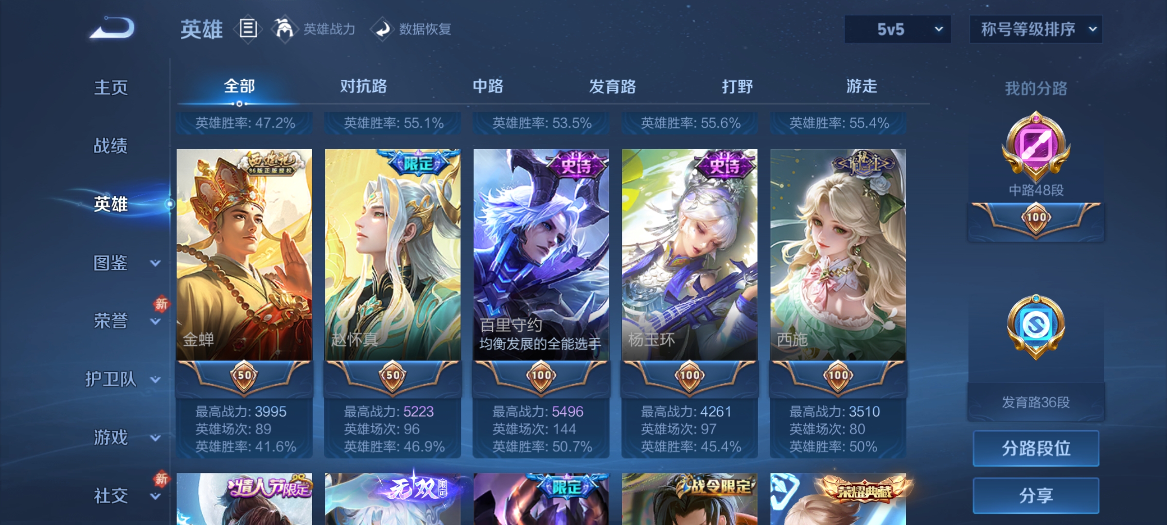 WZCMW4153886王者荣耀账号详情图6