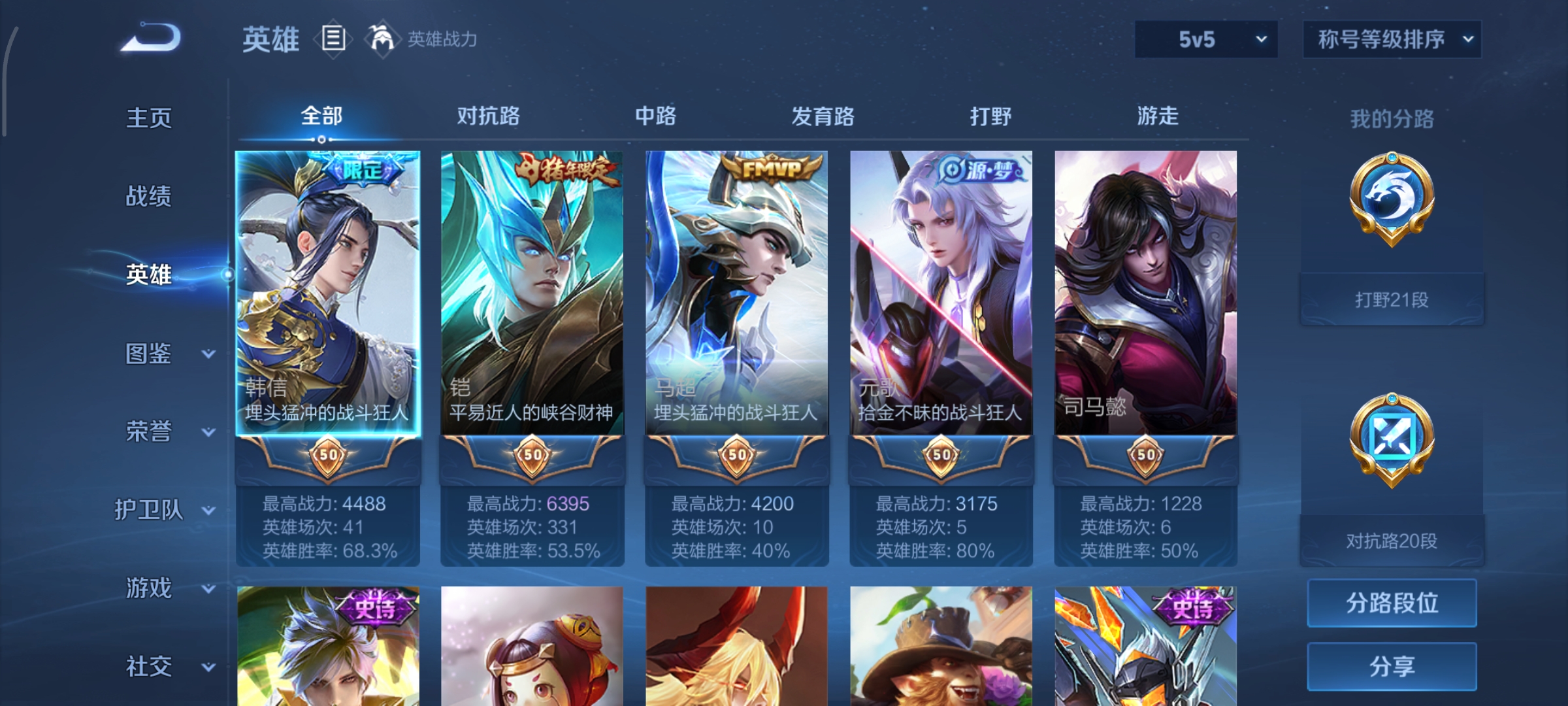 WZCMW3483853王者荣耀账号详情图3