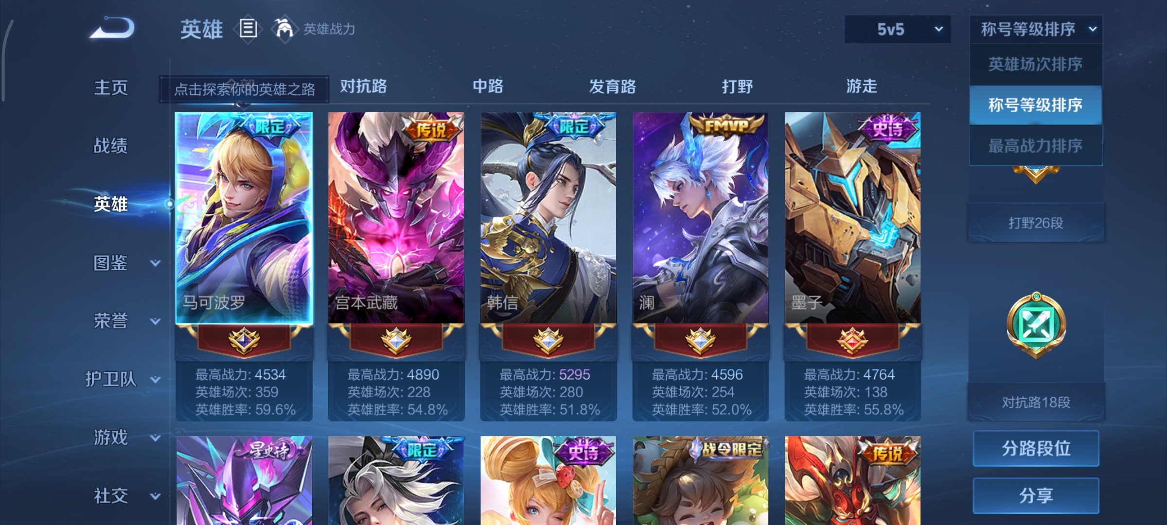 WZCMW3458400王者荣耀账号详情图3