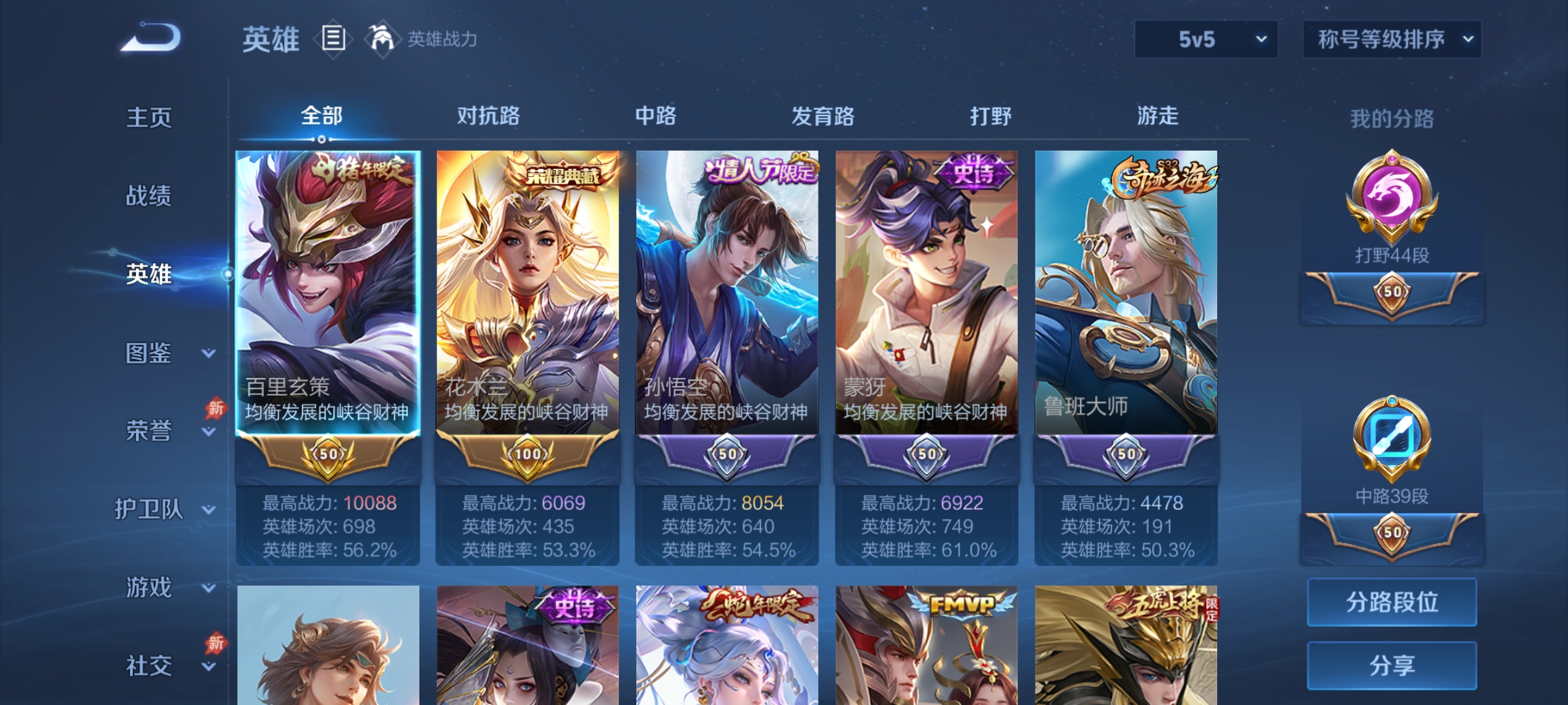 WZCMW4342730王者荣耀账号详情图3