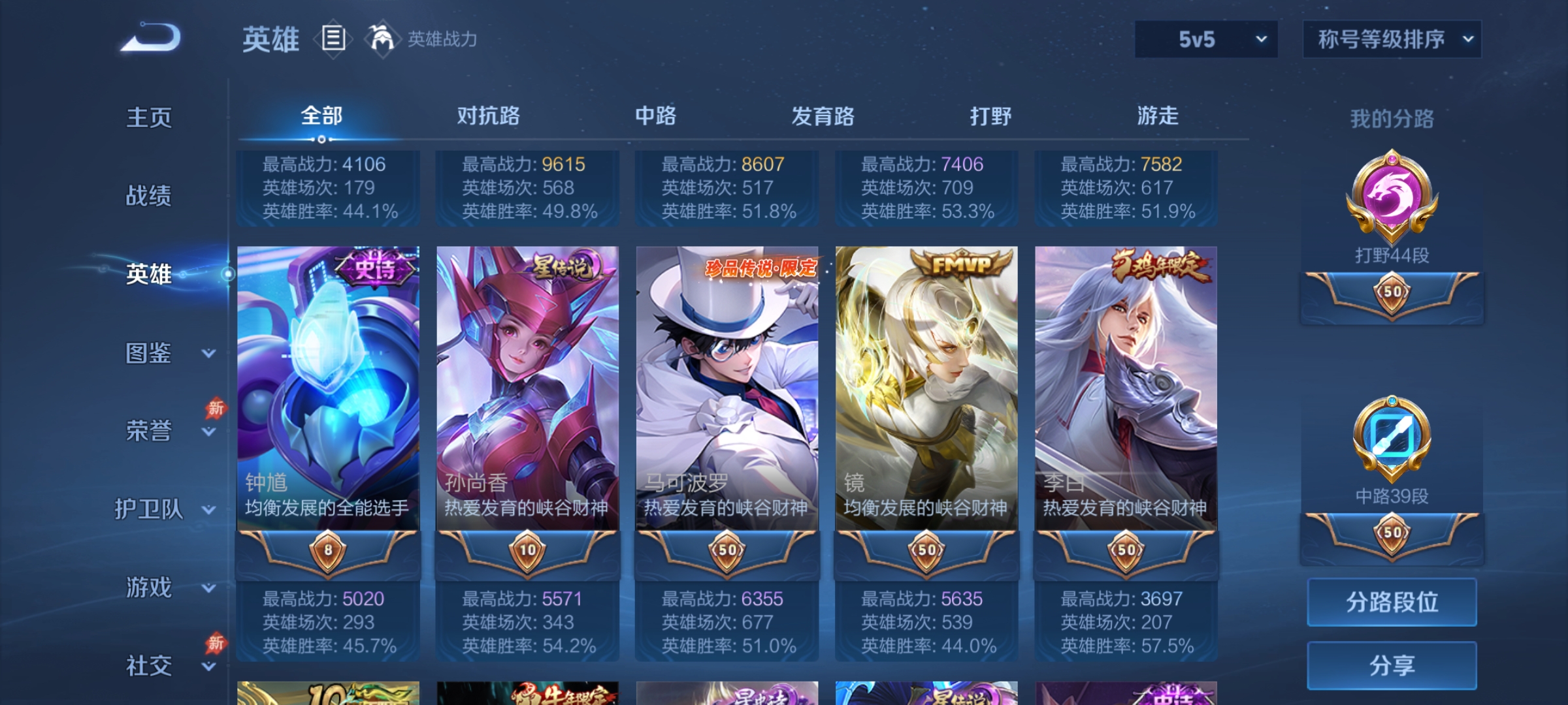 WZCMW4342730王者荣耀账号详情图5