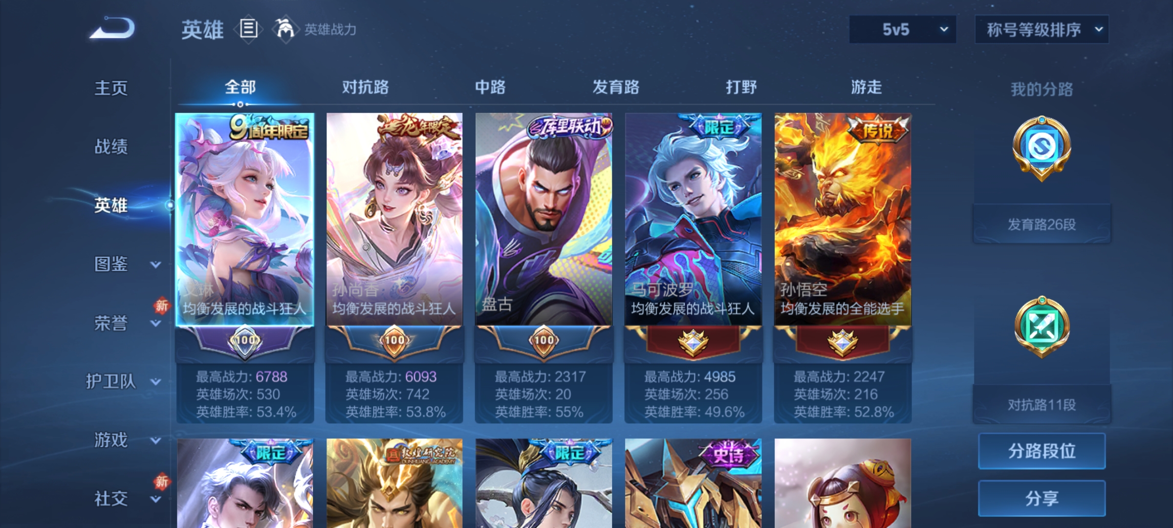 WZCMW4127710王者荣耀账号详情图3