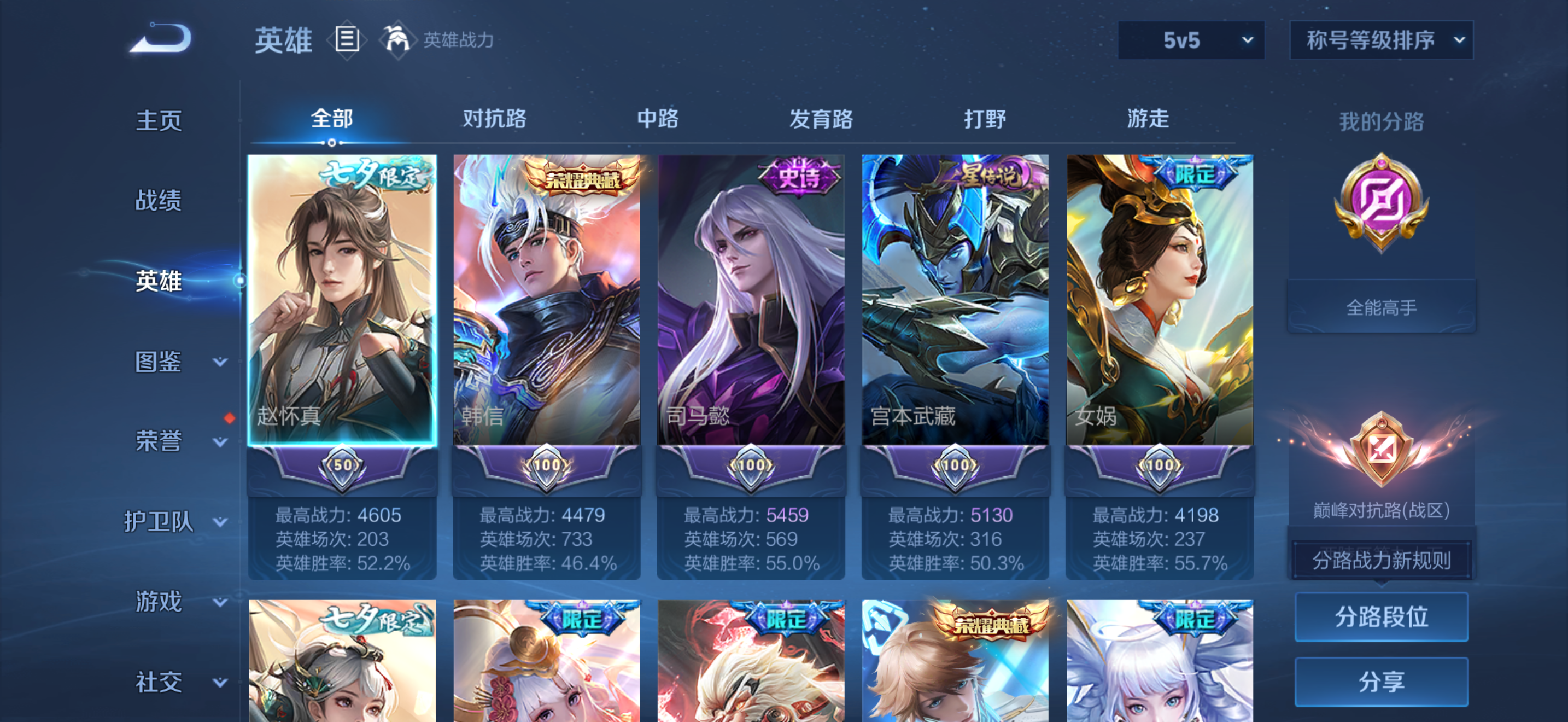 WZCMW4118454王者荣耀账号详情图3