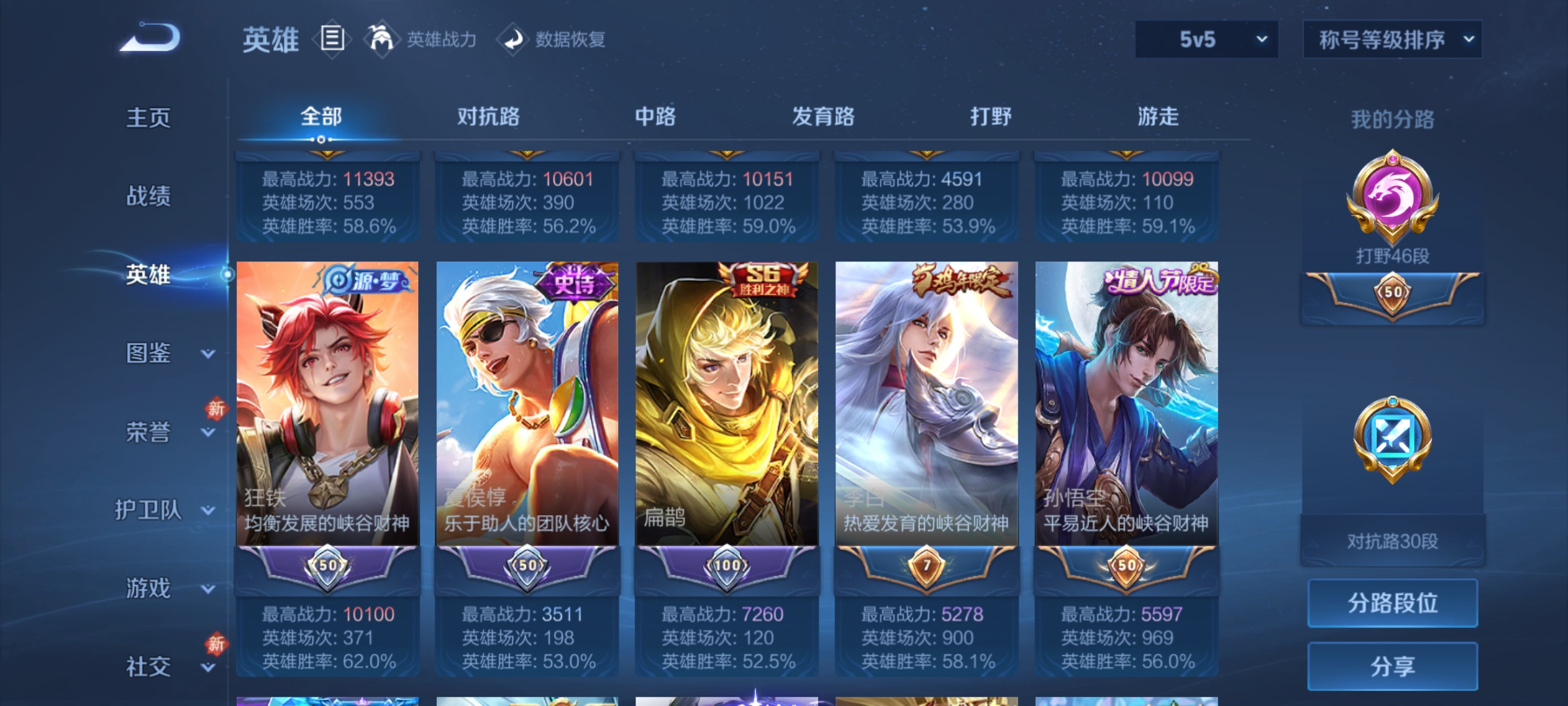 WZCMW4203307王者荣耀账号详情图4