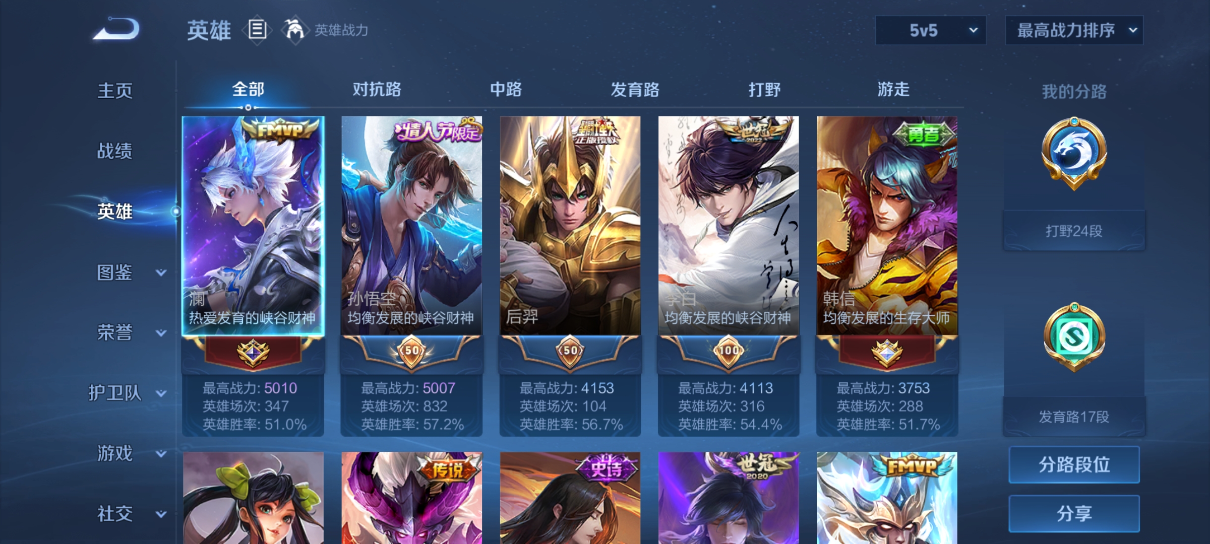 WZCMW3287568王者荣耀账号详情图3