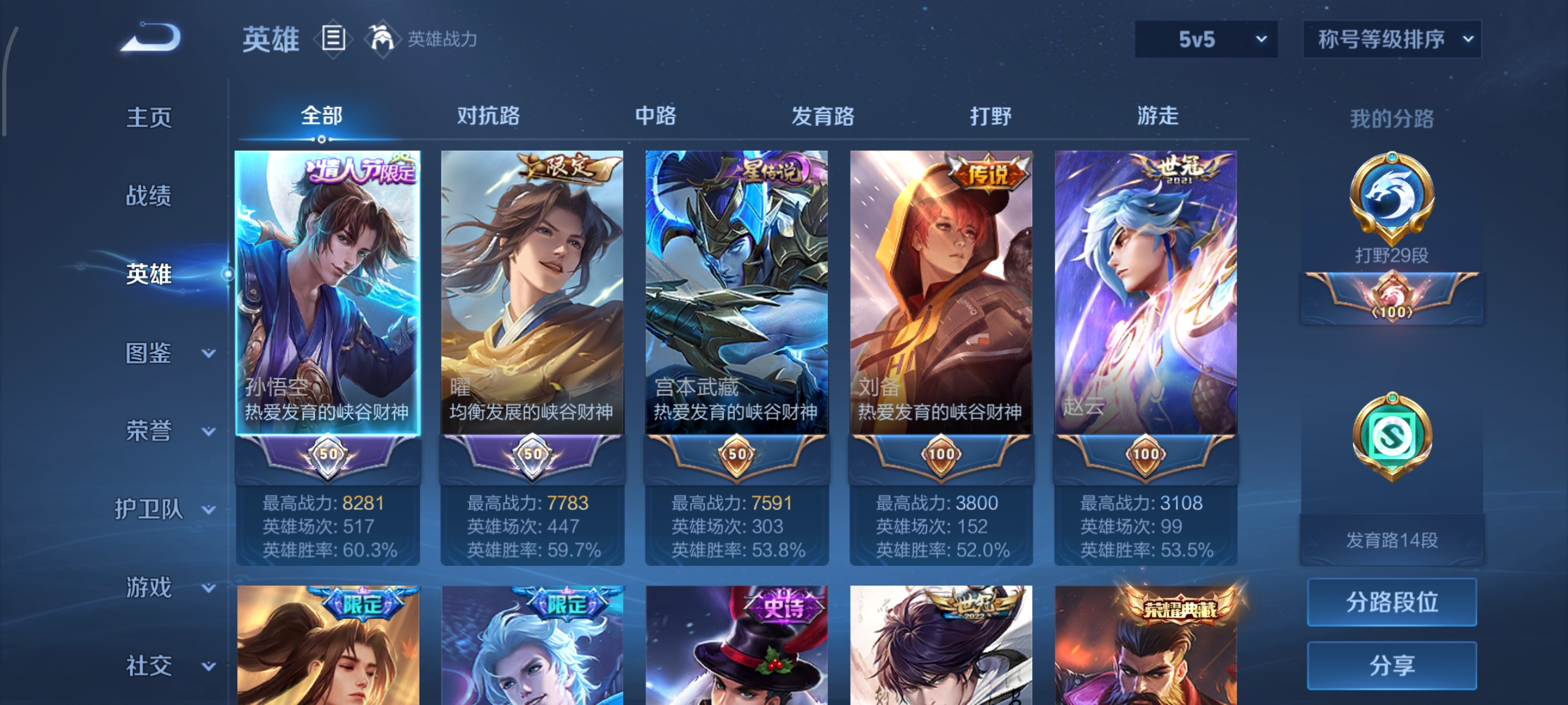 WZCMW449510王者荣耀账号详情图3