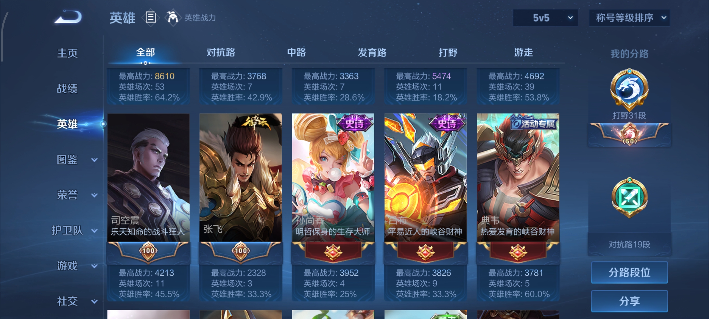 WZCMW3438216王者荣耀账号详情图4