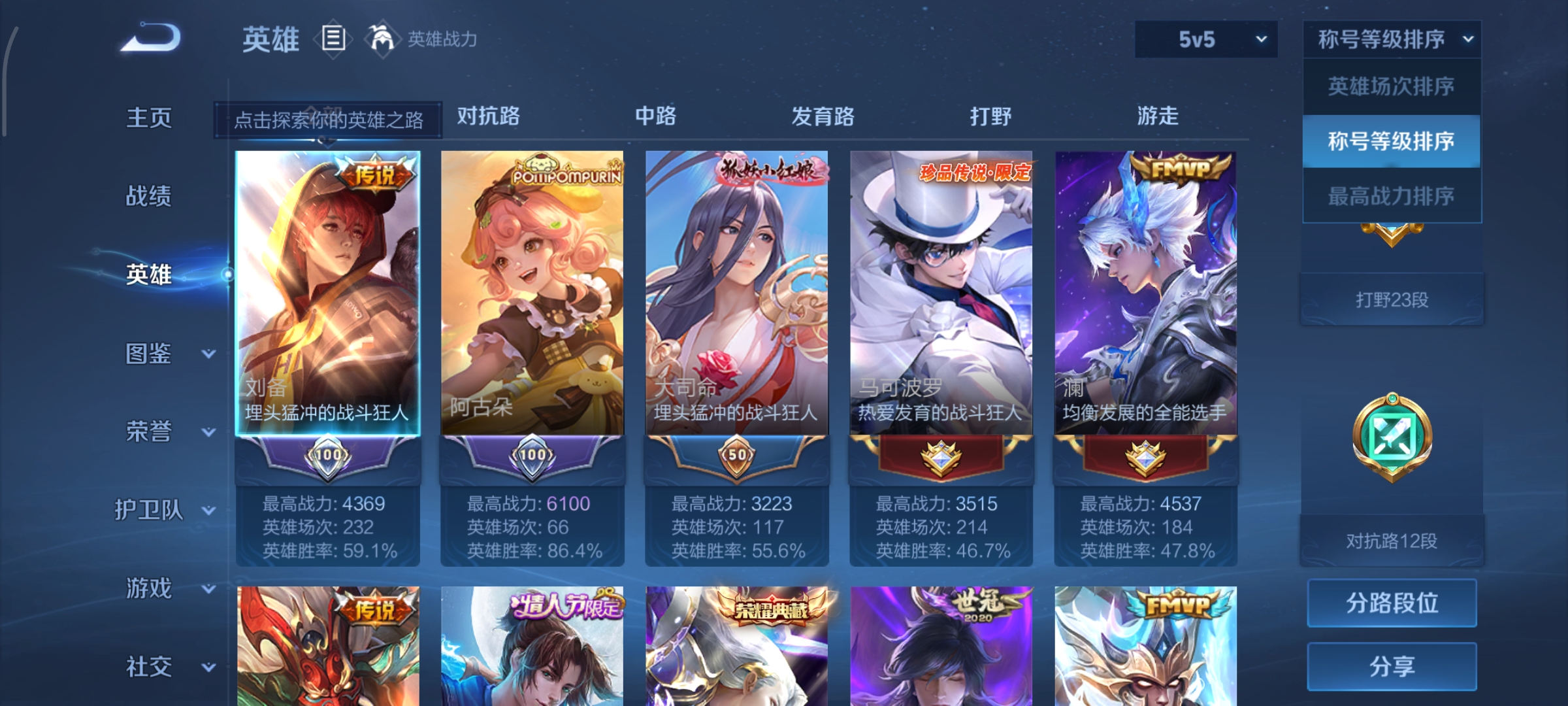 WZCMW3446937王者荣耀账号详情图3